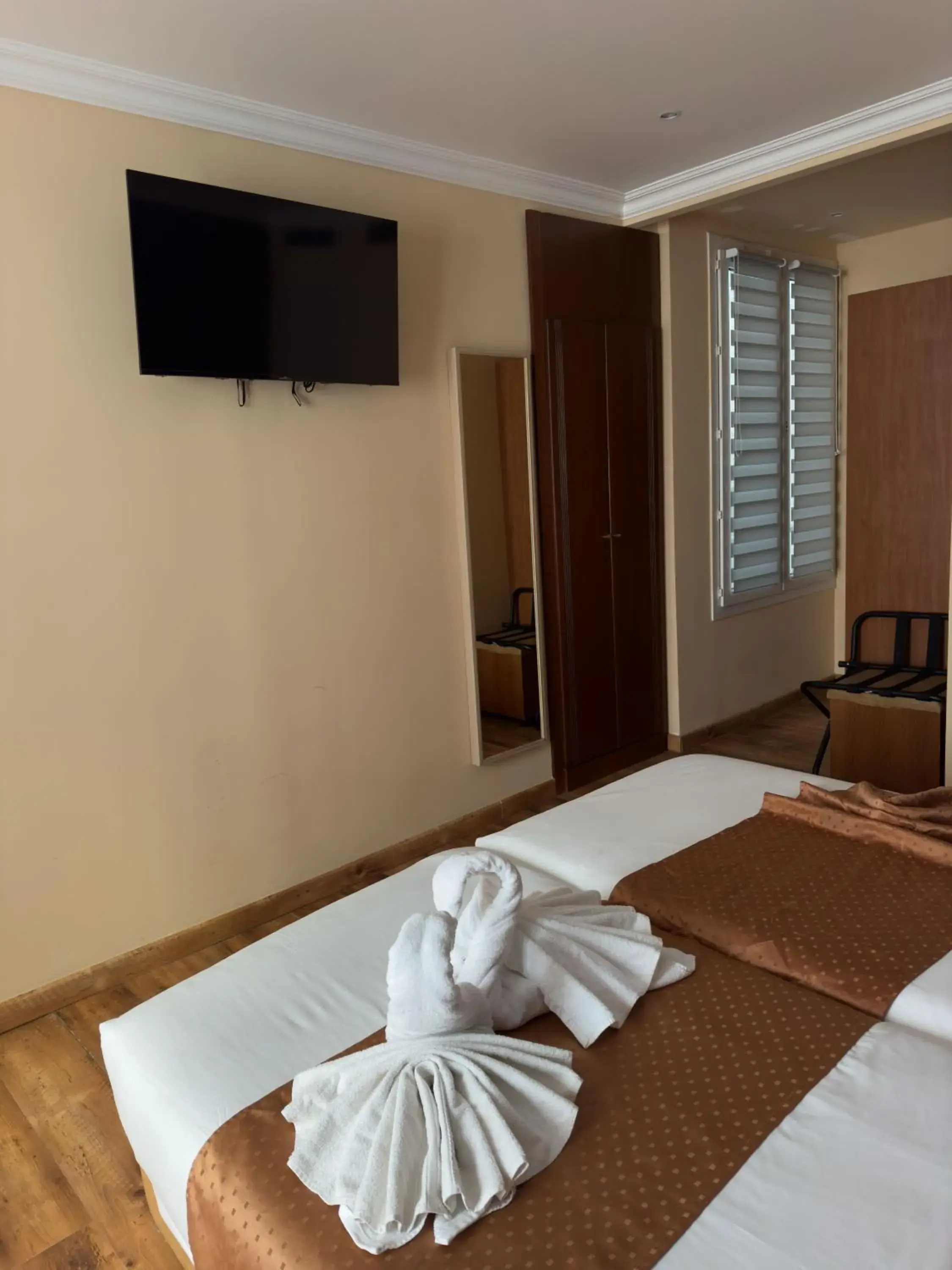 Bed in 121 Paris Hotel Bed in 121 Paris Hotel