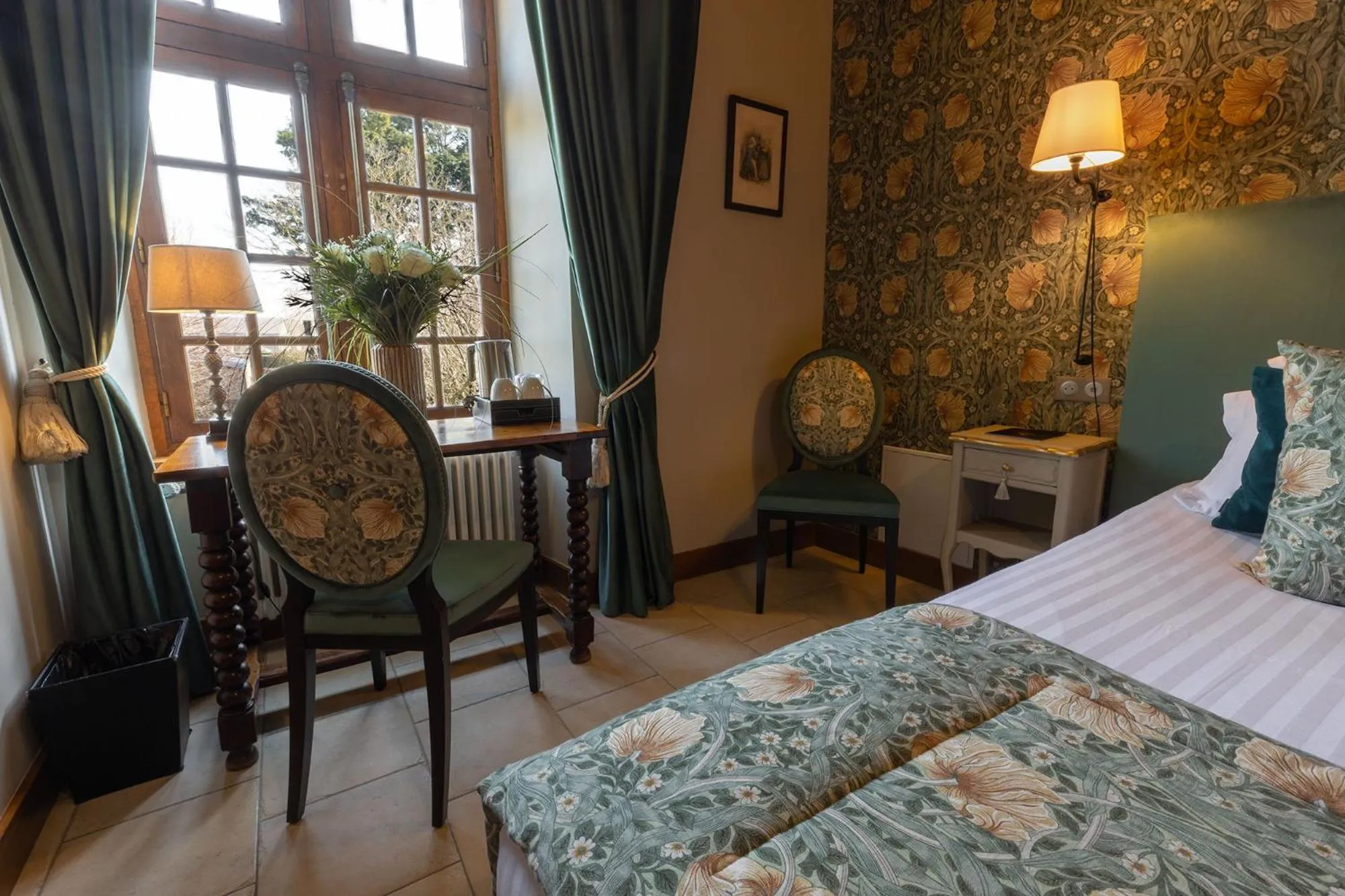 Bed in Ferme de la Rançonnière - Hôtel & Restaurant