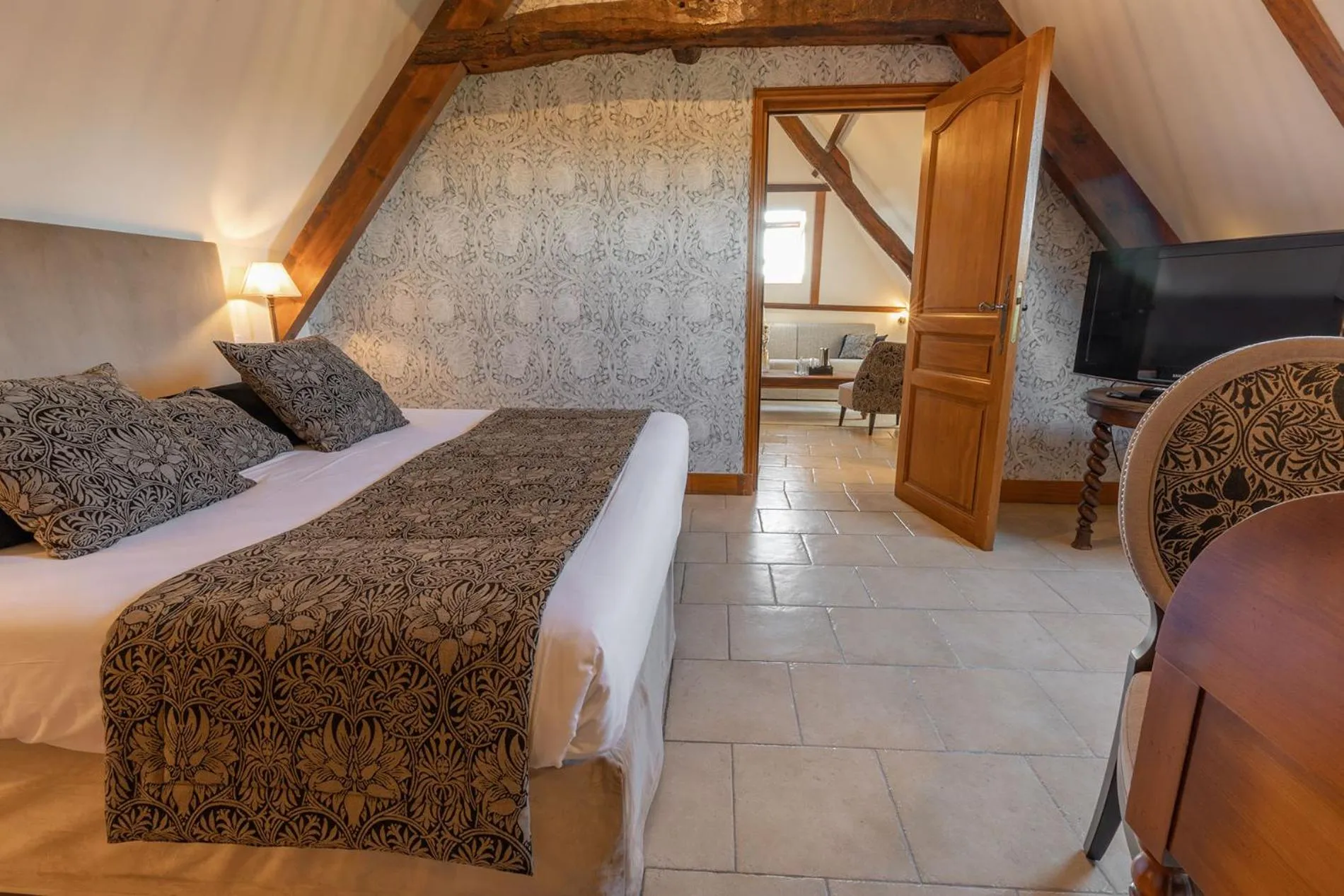 Bed in Ferme de la Rançonnière - Hôtel & Restaurant