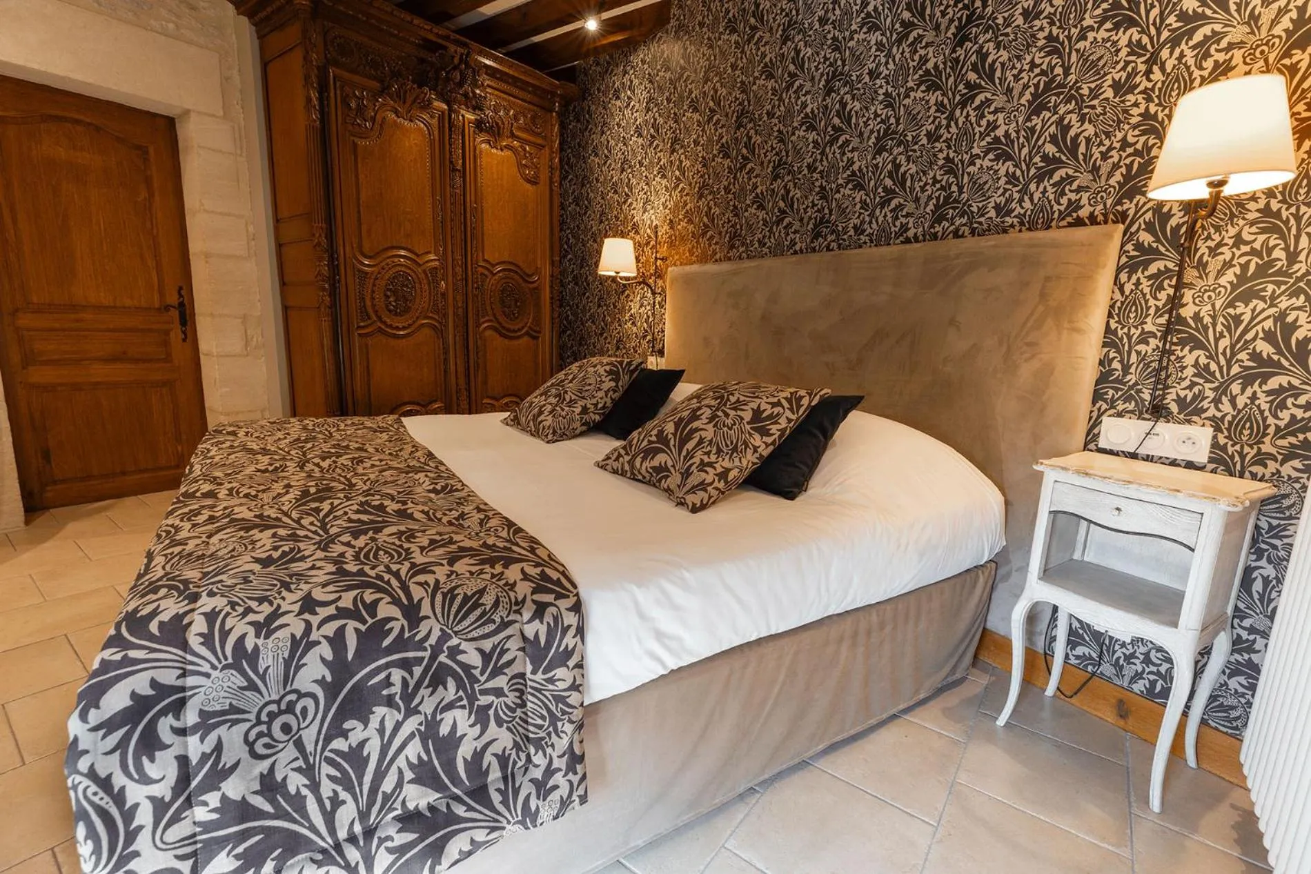 Bed in Ferme de la Rançonnière - Hôtel & Restaurant