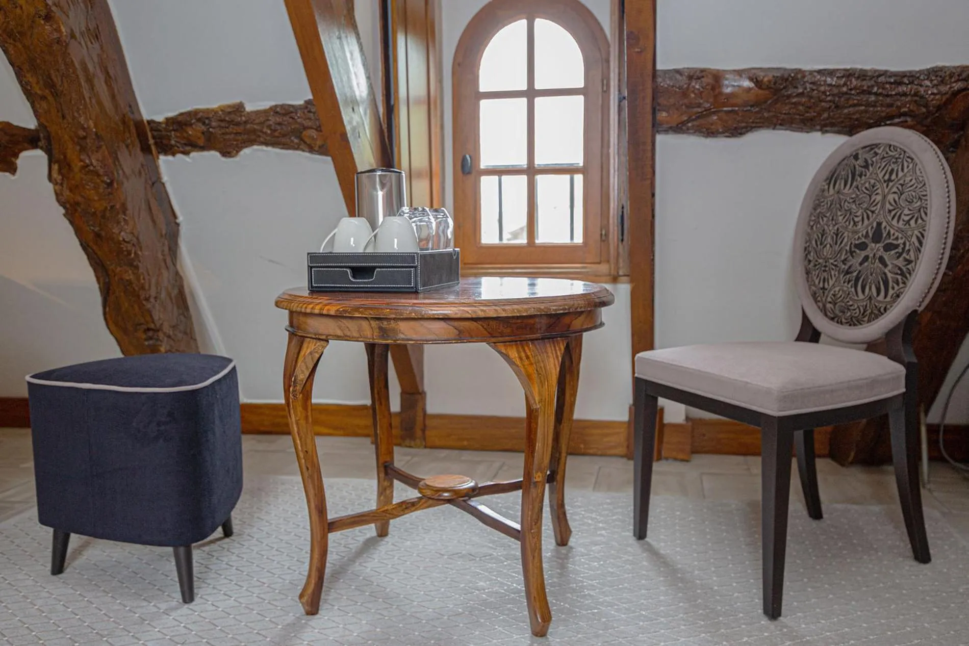 Decorative detail in Ferme de la Rançonnière - Hôtel & Restaurant