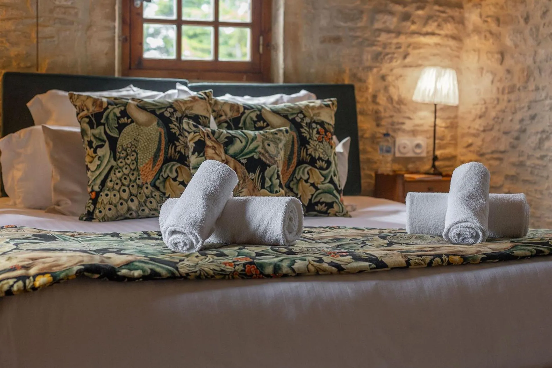 Bed in Ferme de la Rançonnière - Hôtel & Restaurant