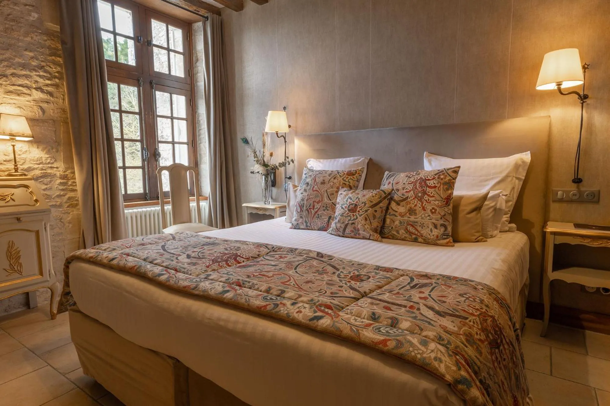 Bed in Ferme de la Rançonnière - Hôtel & Restaurant