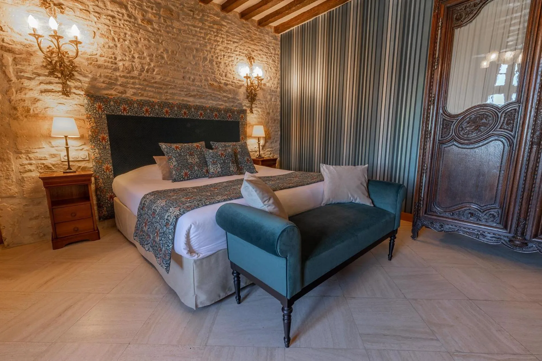 Bedroom, Bed in Ferme de la Rançonnière - Hôtel & Restaurant