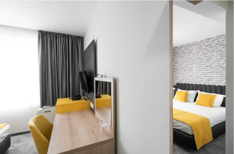 Bed in ADEO HOTEL Sport & SPA