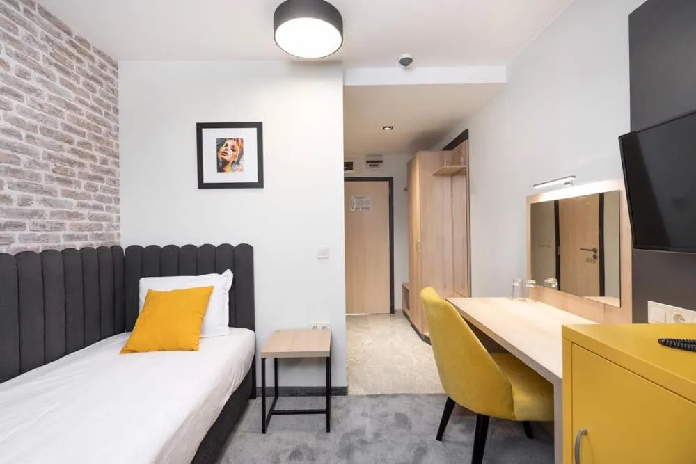 Bed in ADEO HOTEL Sport & SPA