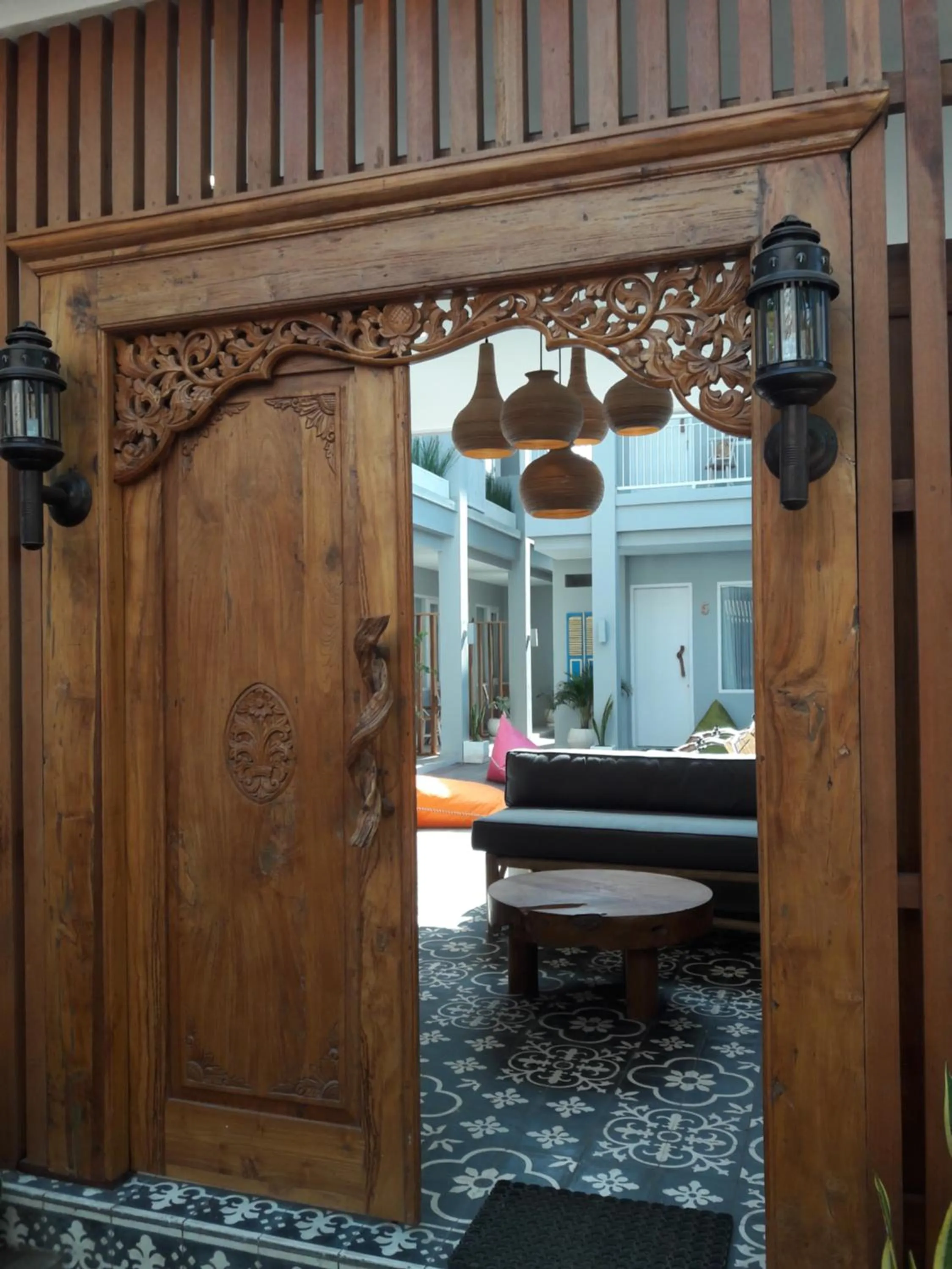 Facade/entrance in Mantra Gili