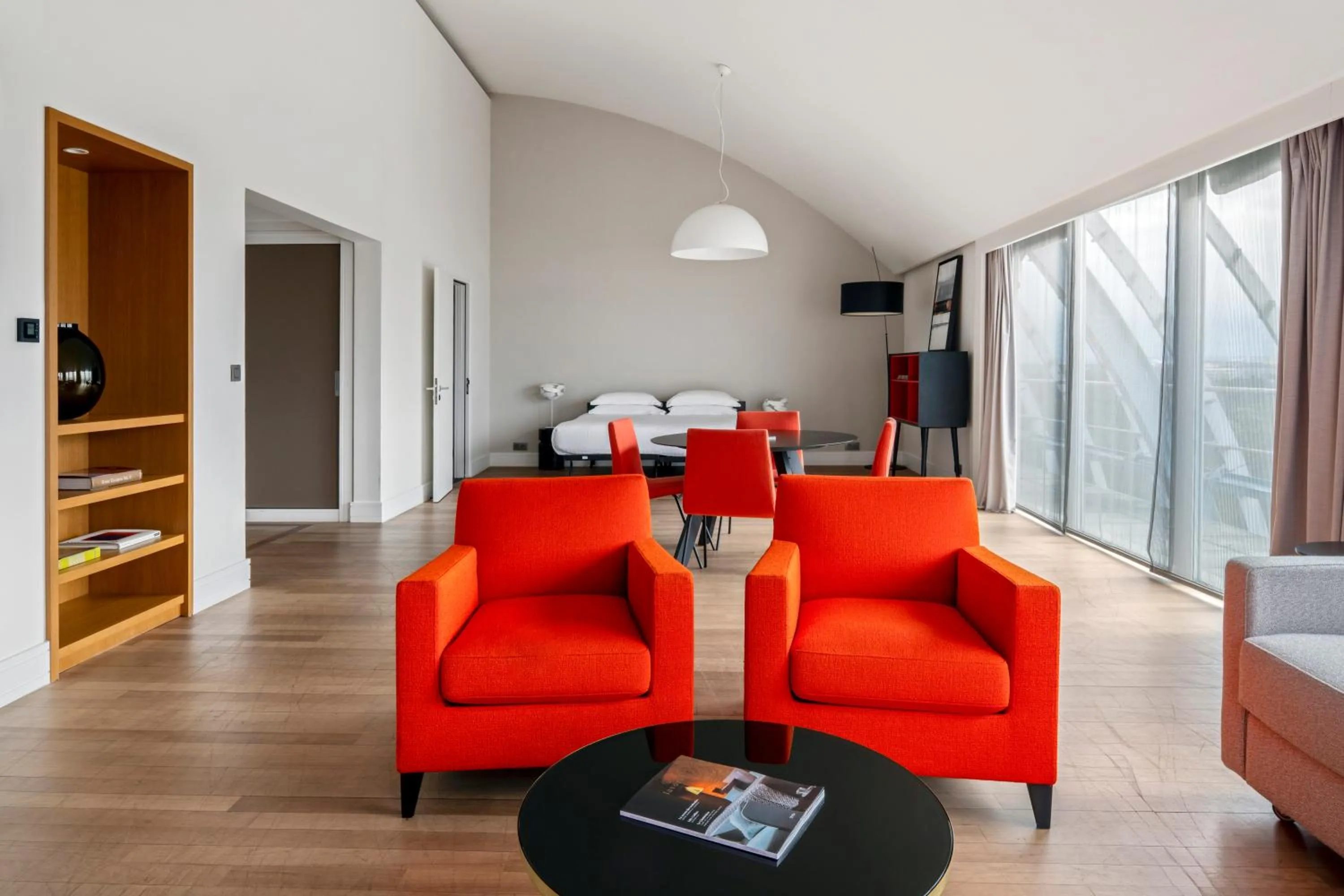 Living room in Lyon Marriott Hotel Cité Internationale