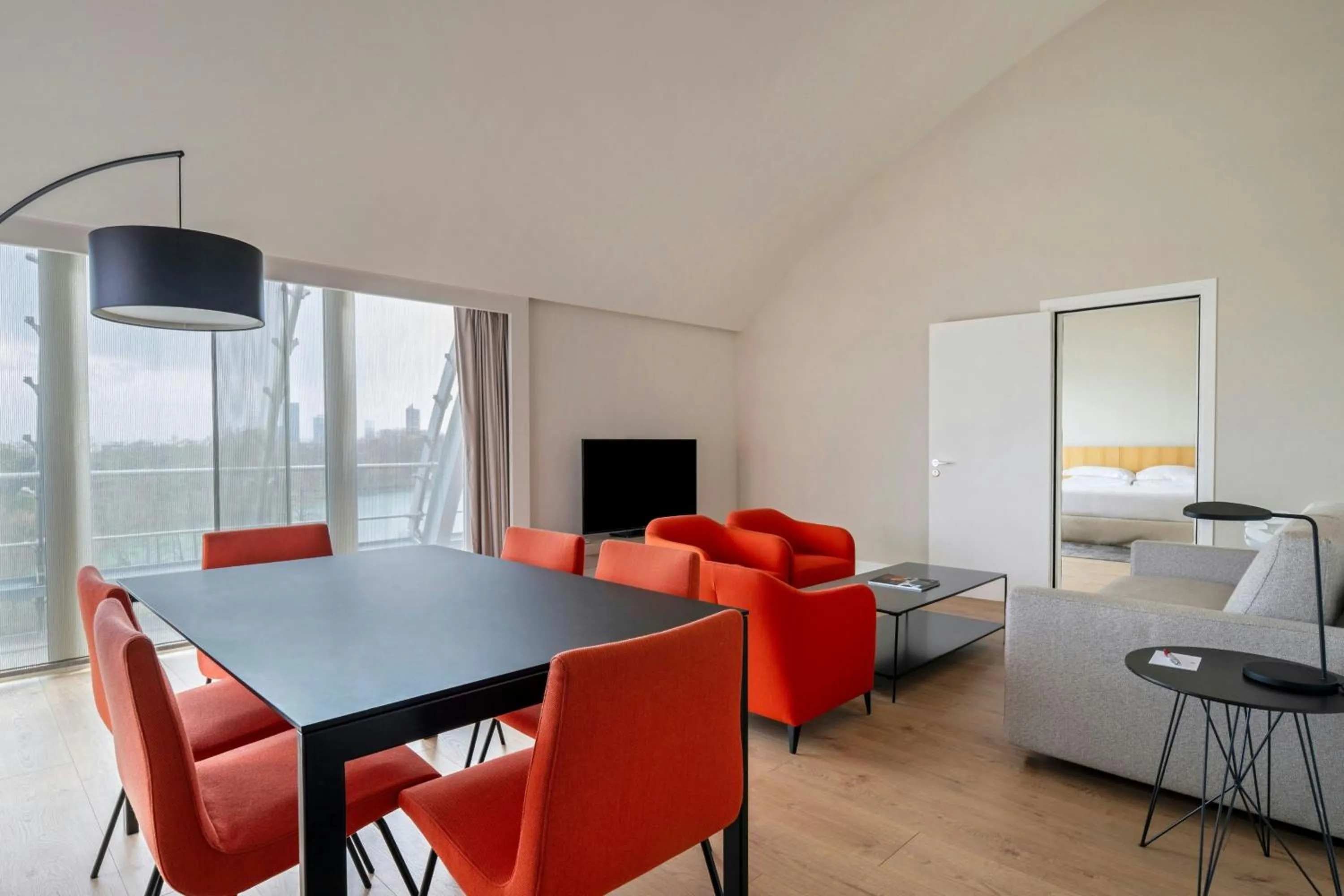 Photo of the whole room in Lyon Marriott Hotel Cité Internationale