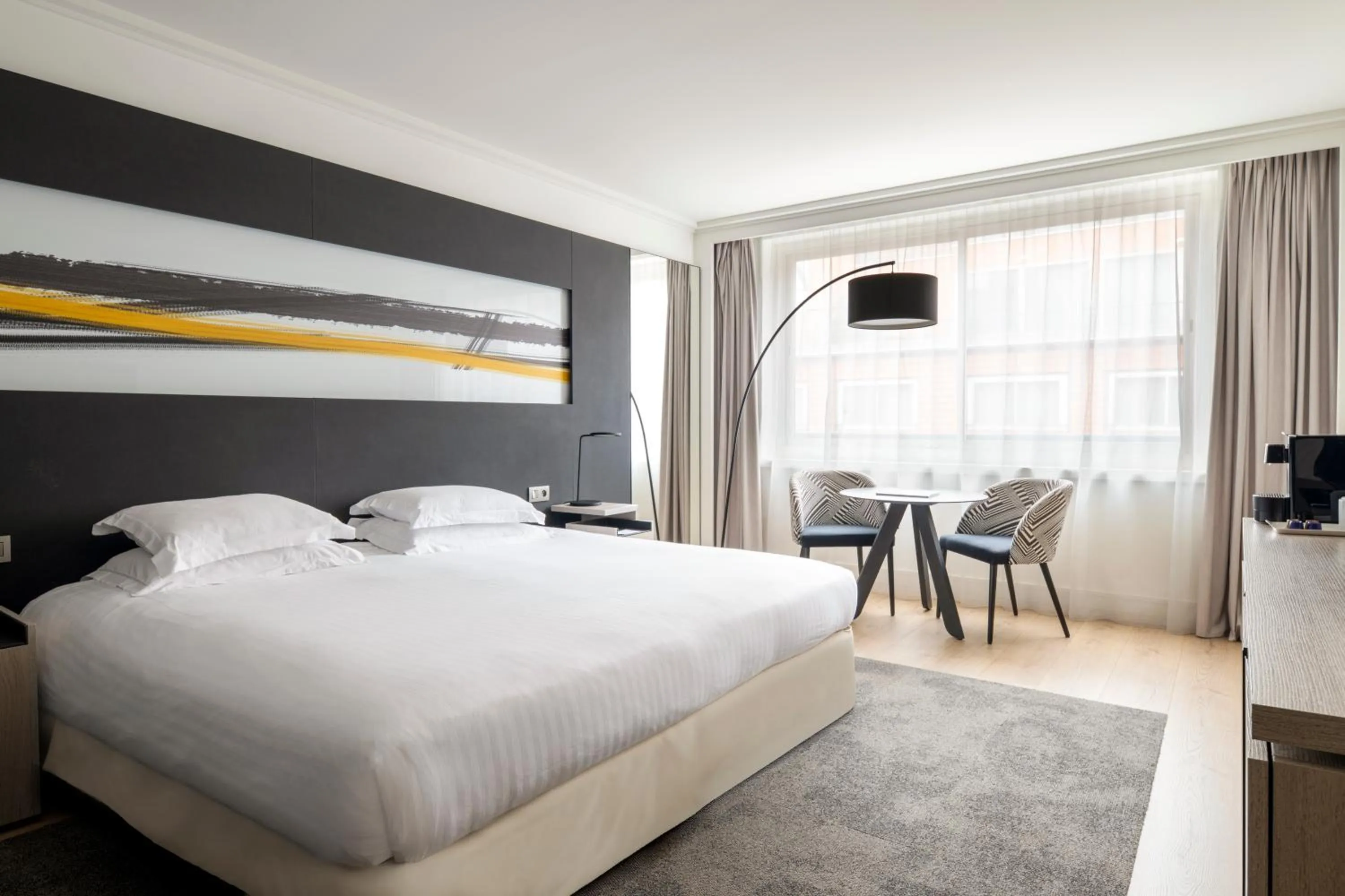 Bed in Lyon Marriott Hotel Cité Internationale