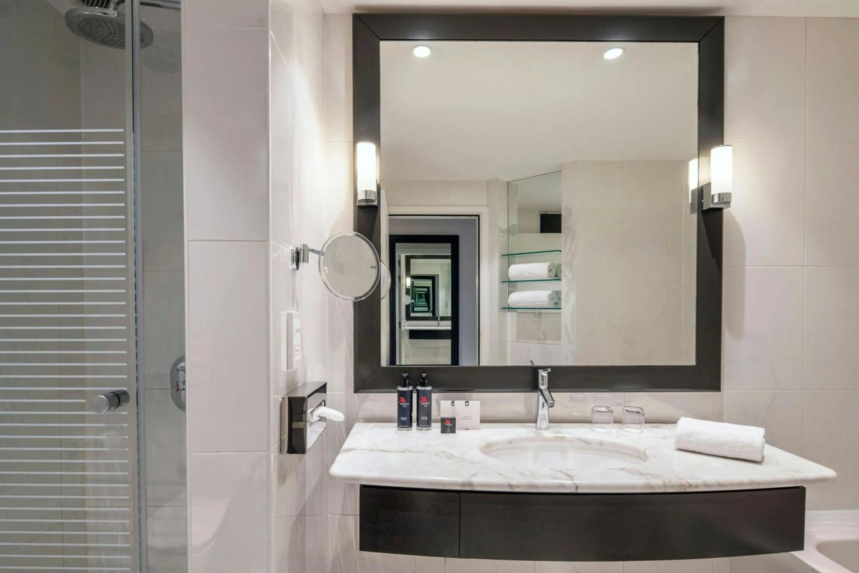 Bathroom in Lyon Marriott Hotel Cité Internationale