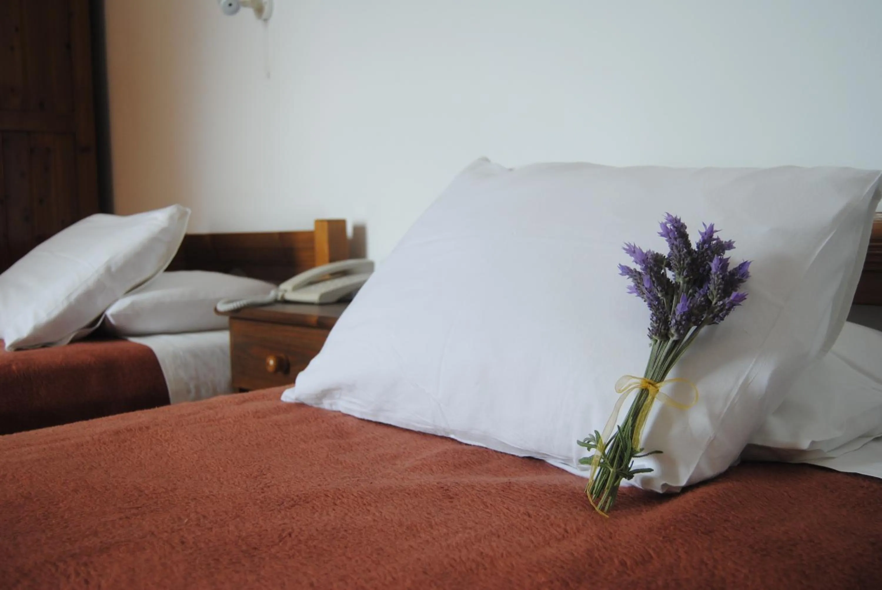 Decorative detail, Bed in Maria Rooms