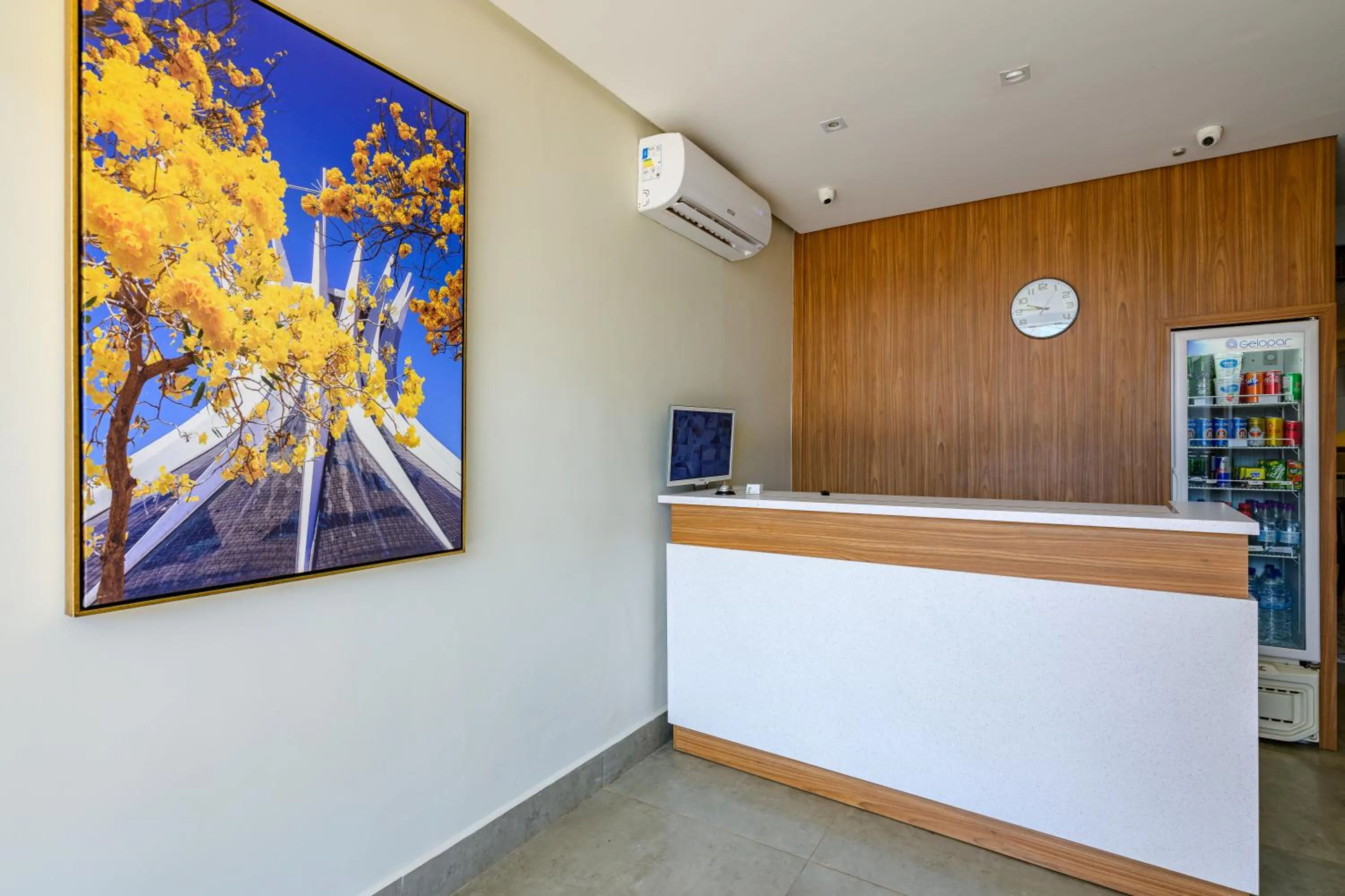 Lobby or reception in OYO Hotel Brisa Tropical, Brasília
