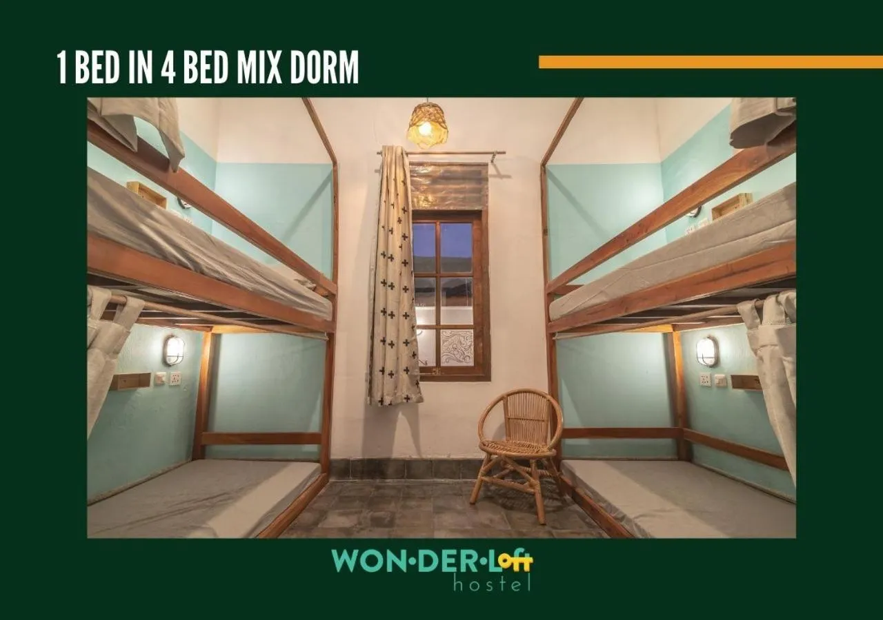 Bed in 4-Bed Mixed Dormitory Room in Wonderloft Hostel Jogja