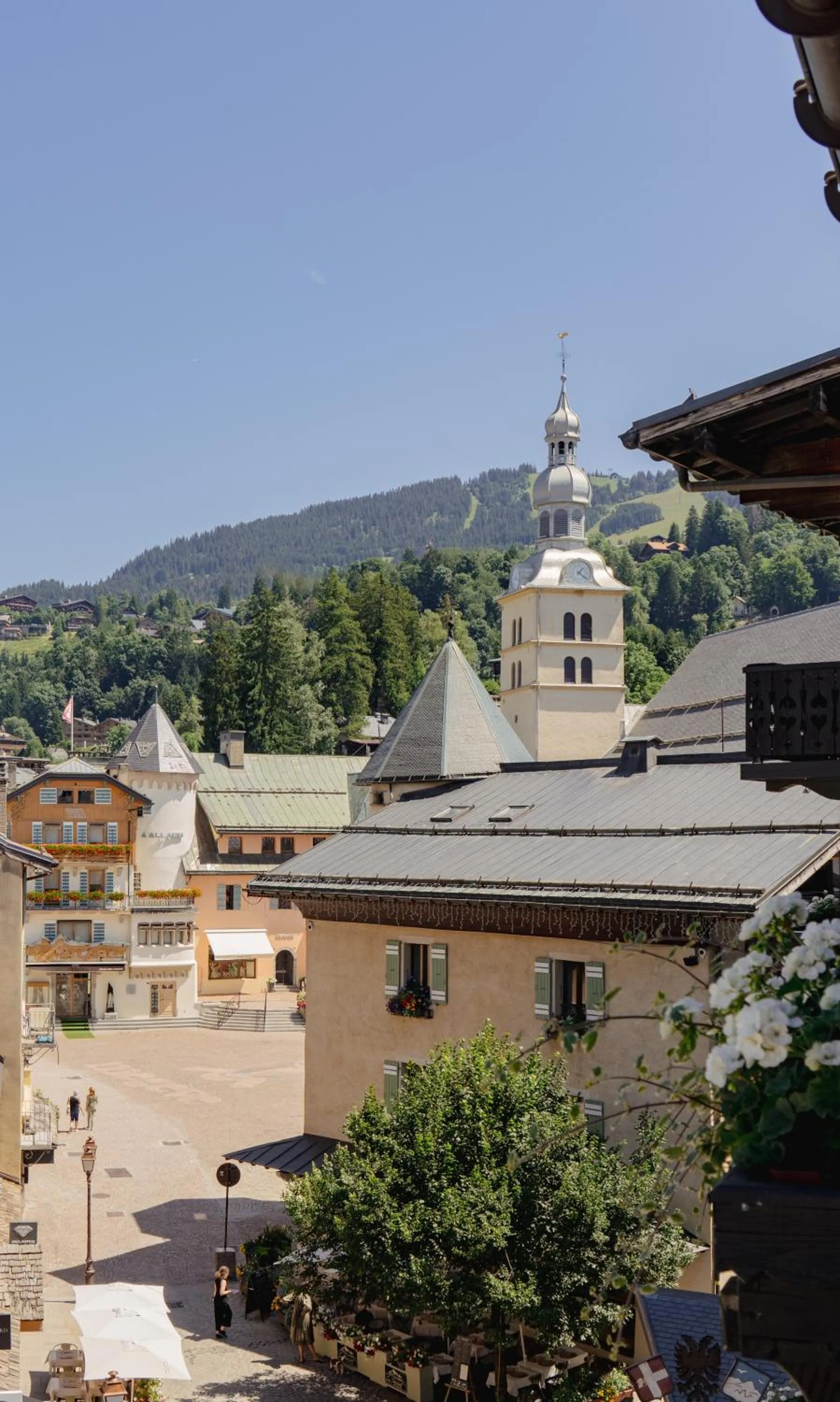 City view in Hotel Mont Blanc Megève