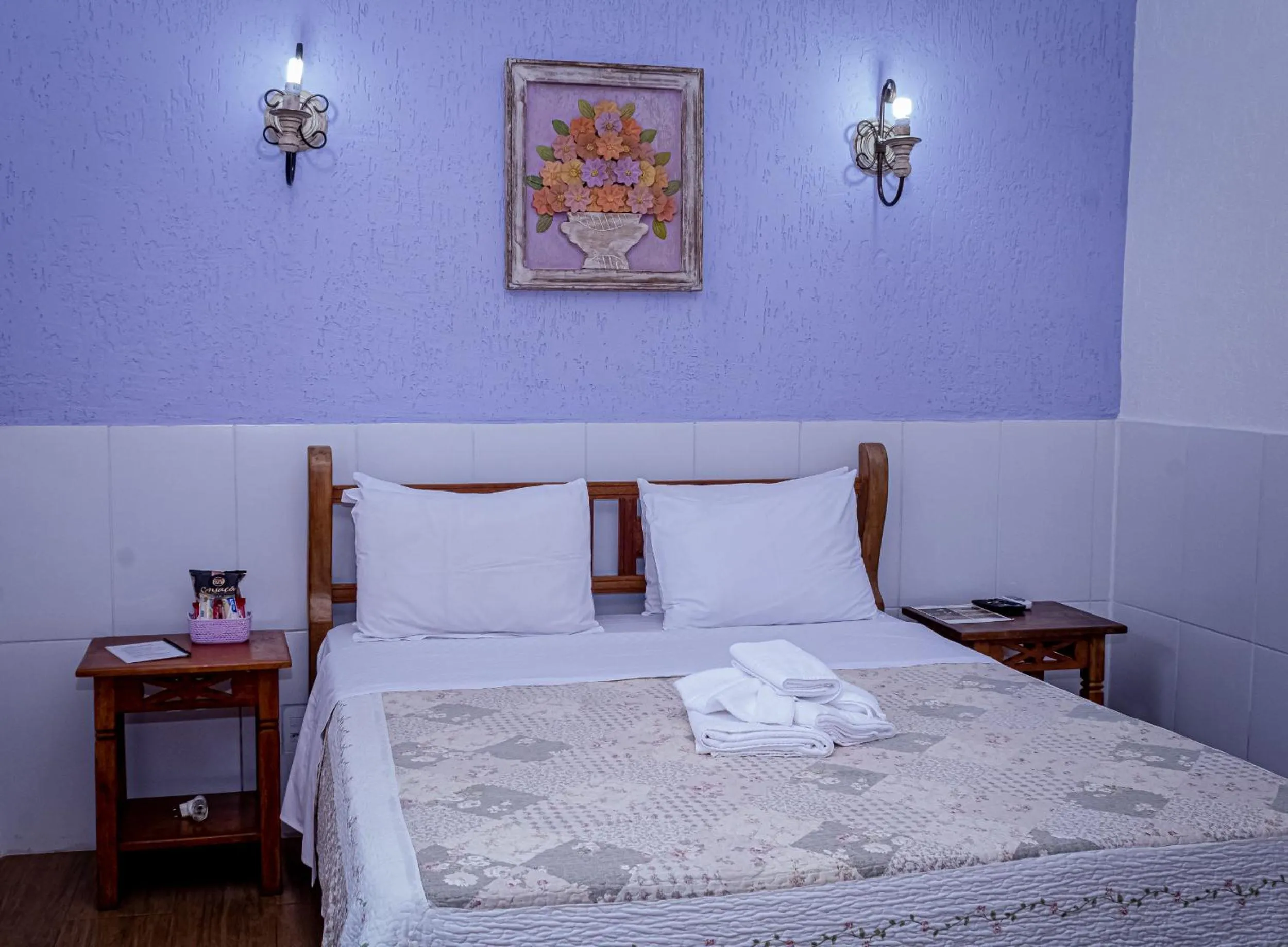 Bed in Casa de Violeta Pousada