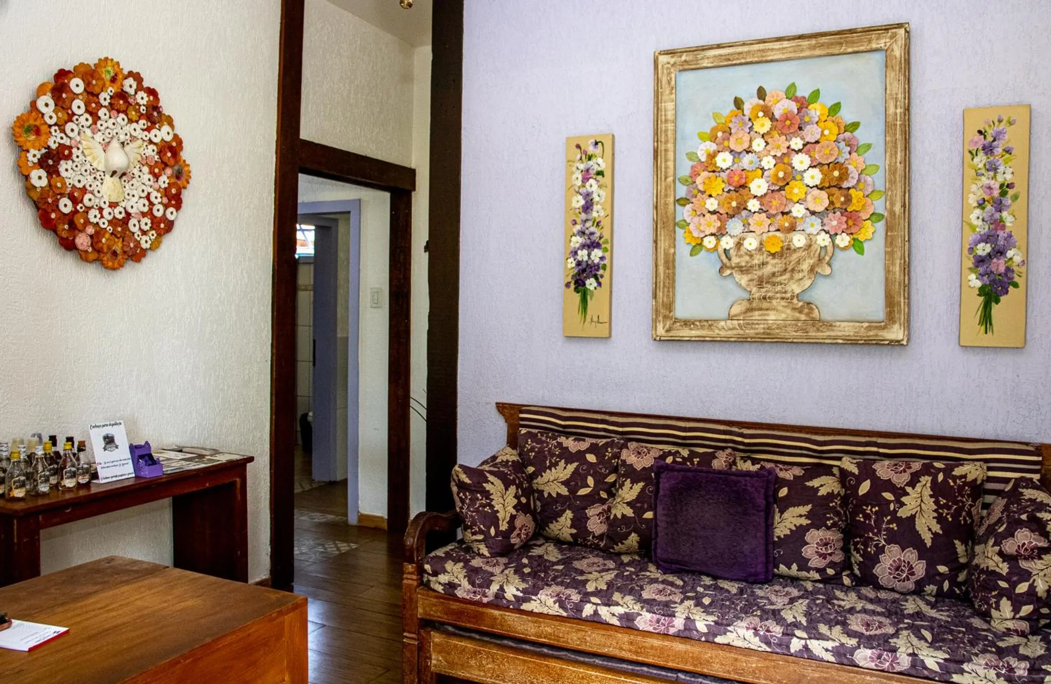 Decorative detail in Casa de Violeta Pousada