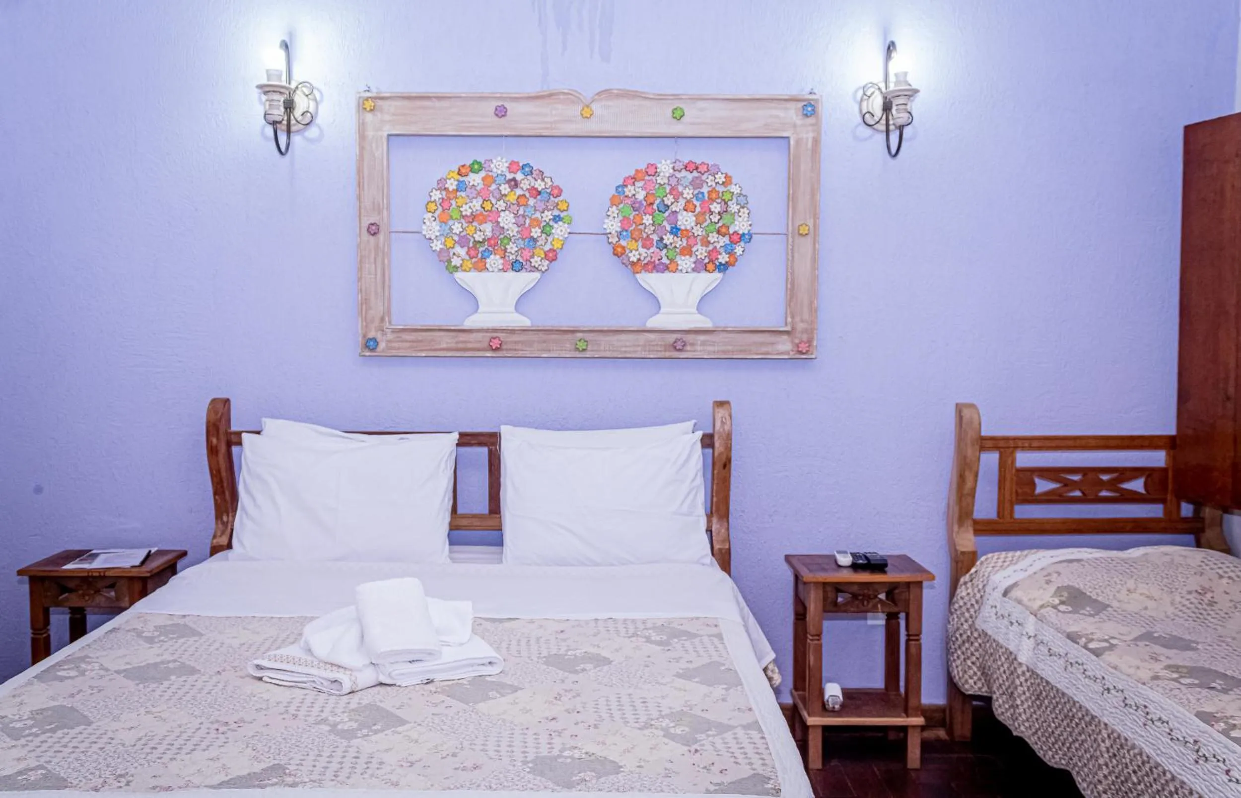 Bed in Casa de Violeta Pousada