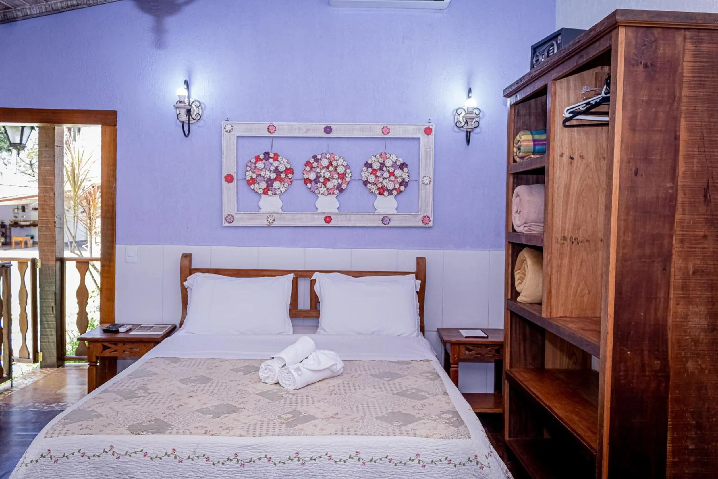 Bed in Casa de Violeta Pousada