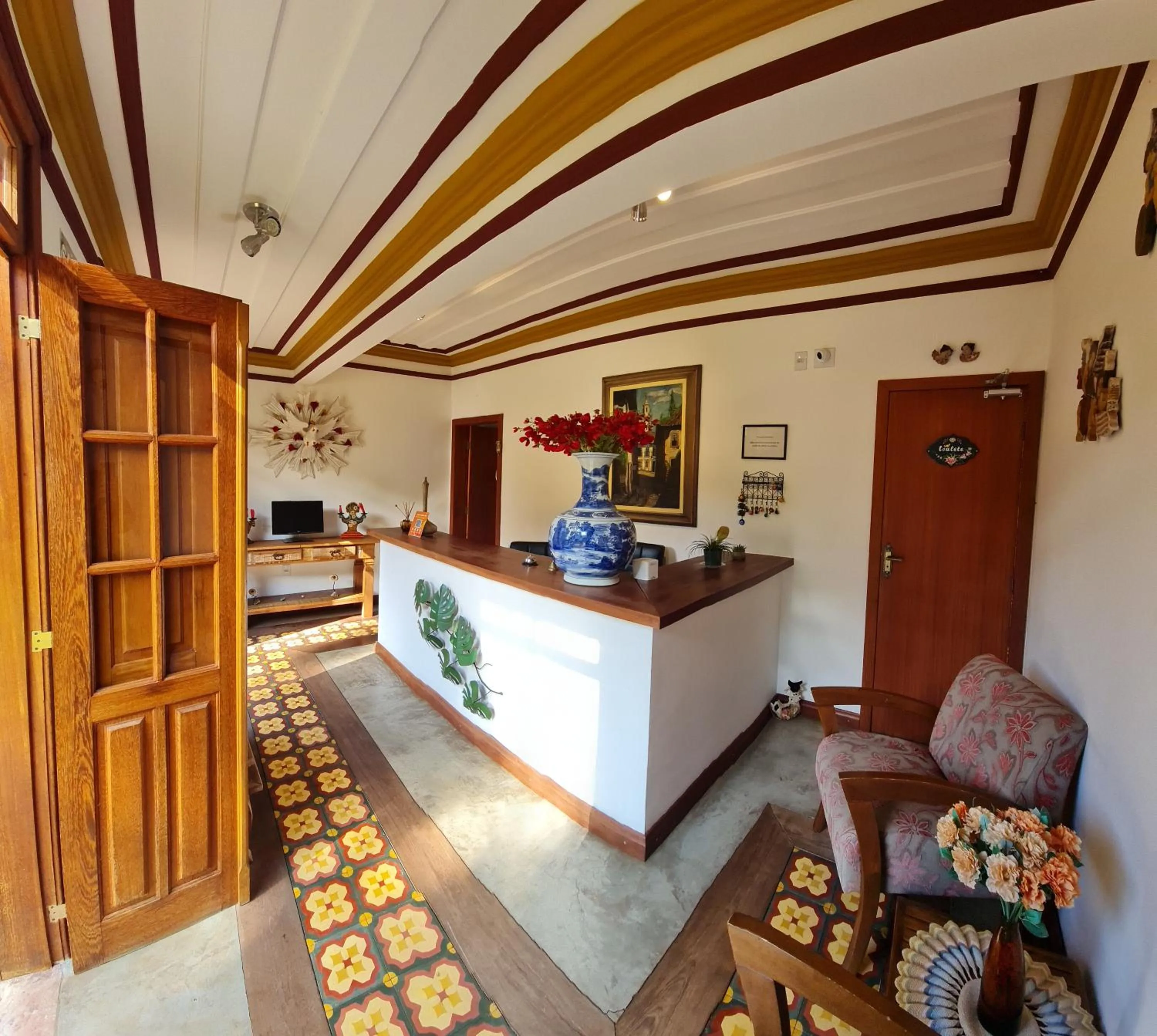 Lobby or reception in Pousada Boutique Chico Anjo