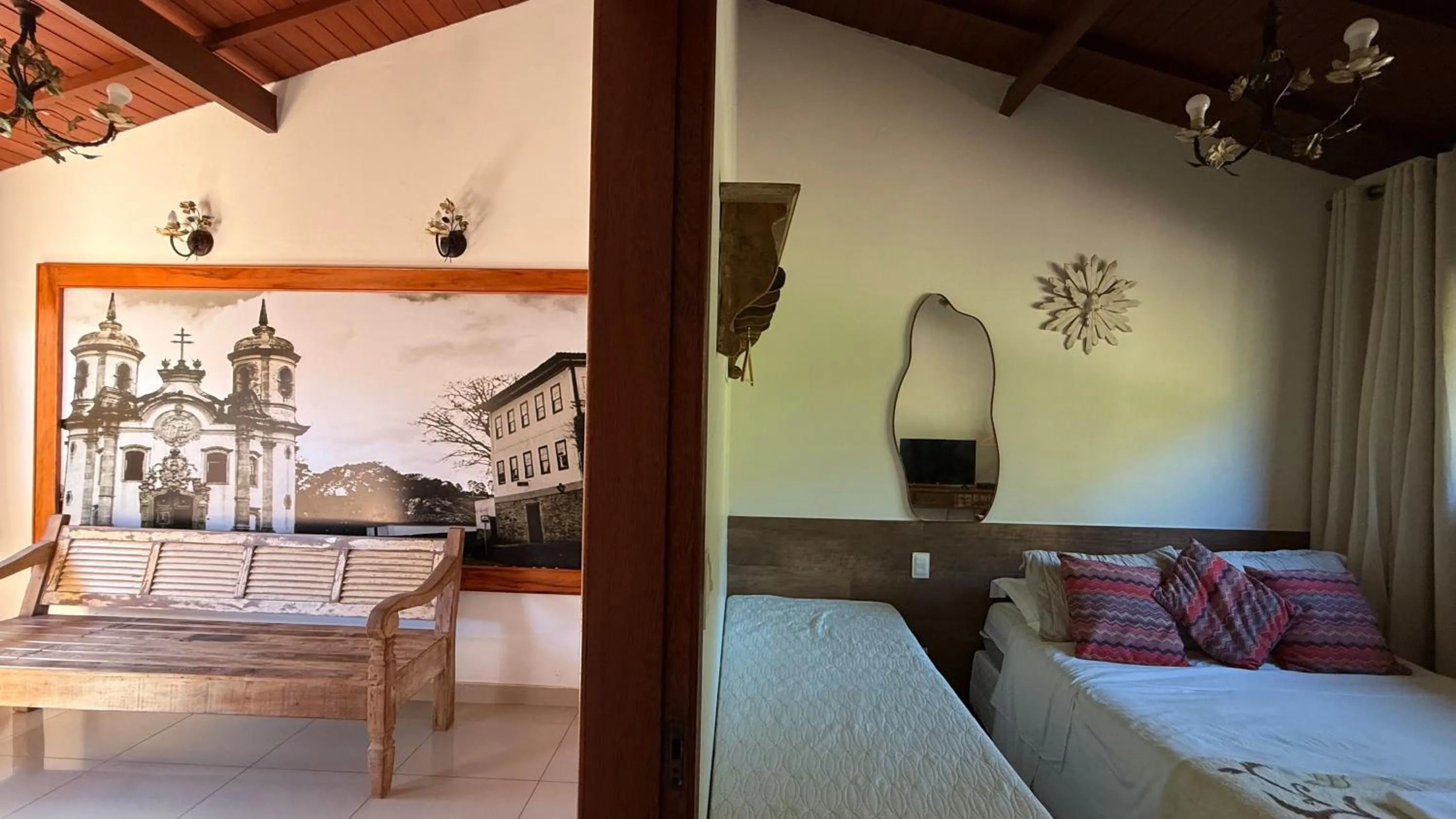 Photo of the whole room, Bed in Pousada Boutique Chico Anjo