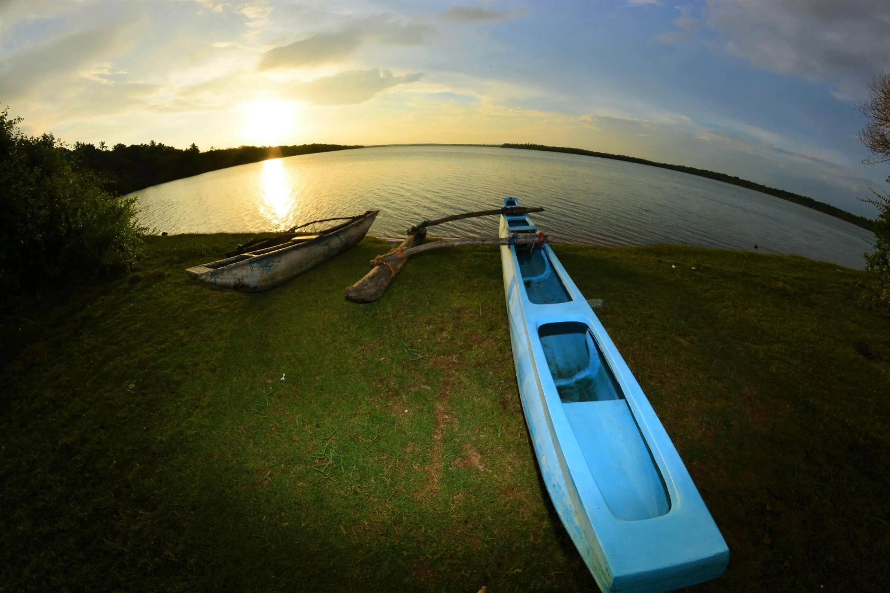 Sunset in Ashansa Lagoon Resort