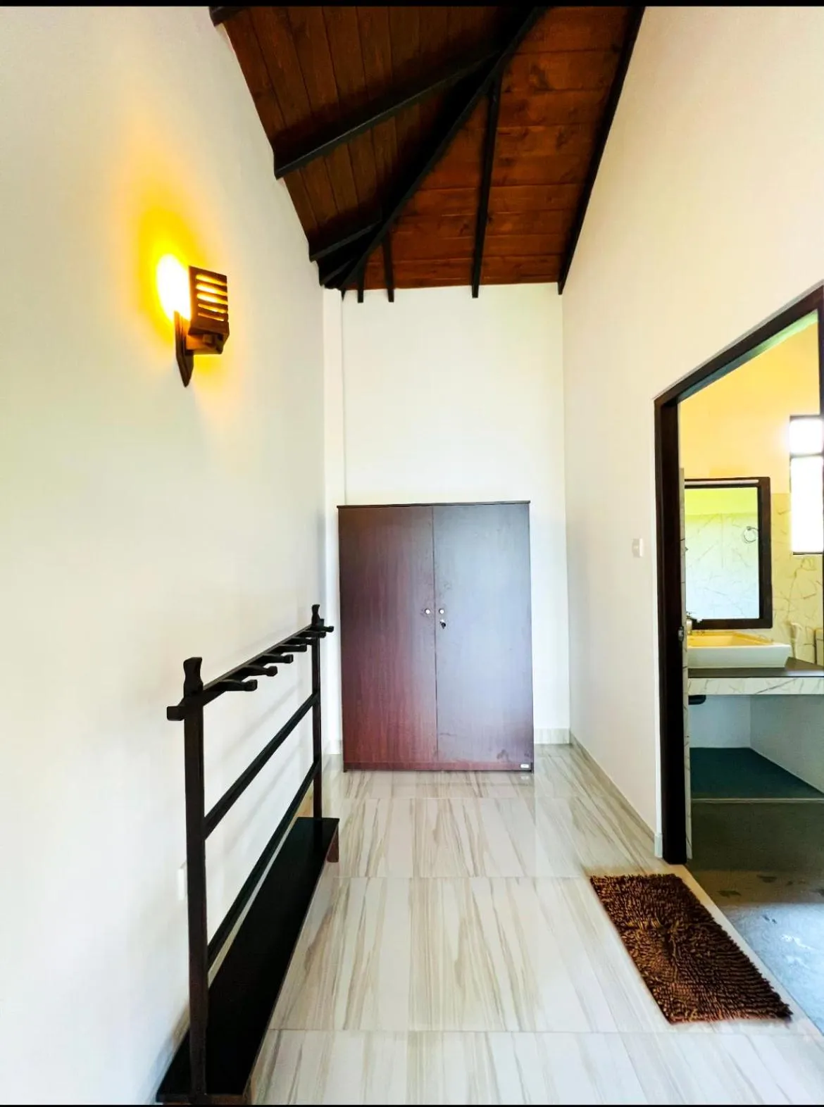 Bed in Ashansa Lagoon Resort