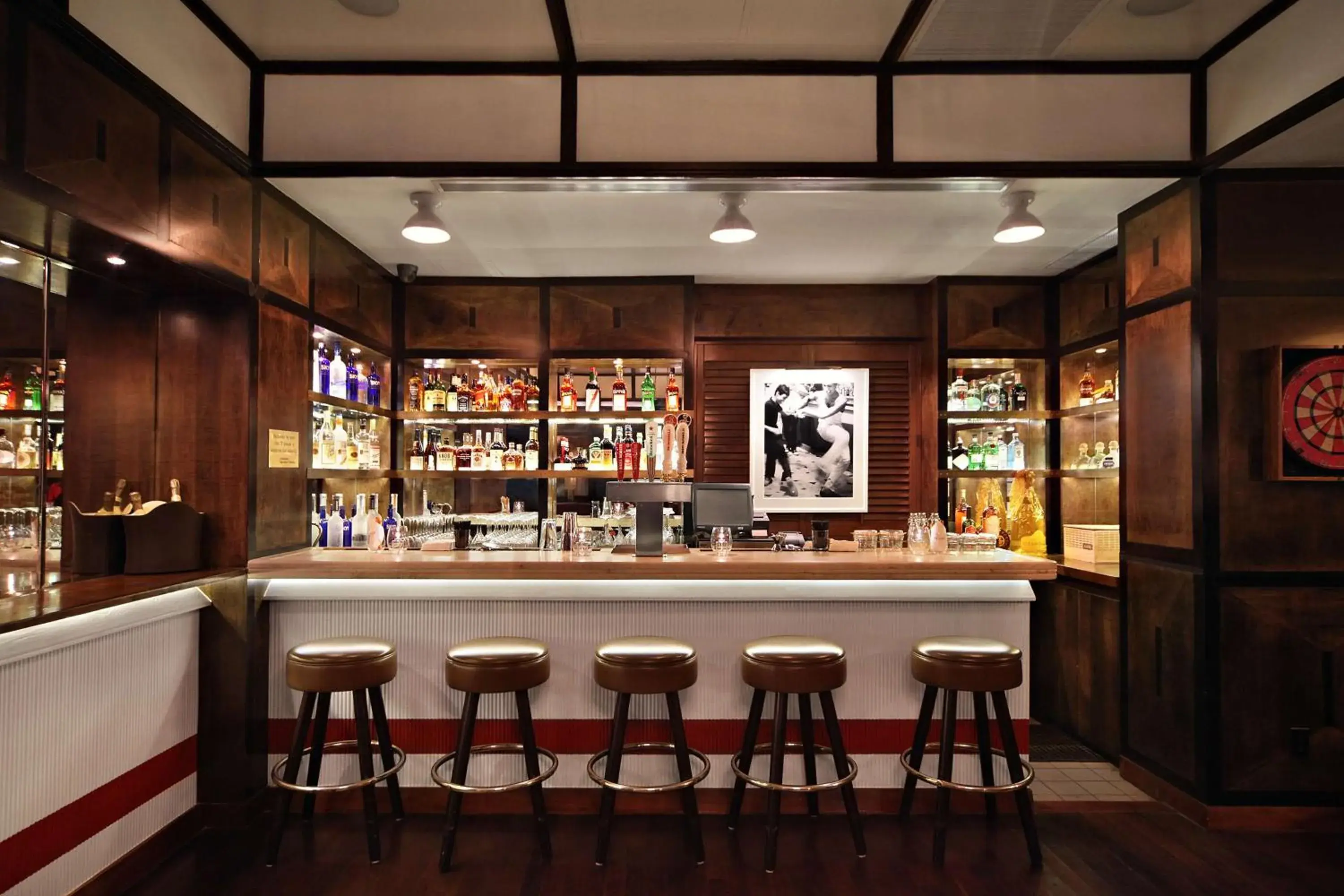 Lounge or bar in Gild Hall, A Thompson Hotel, by Hyatt Lounge or bar in Gild Hall, A Thompson Hotel, by Hyatt