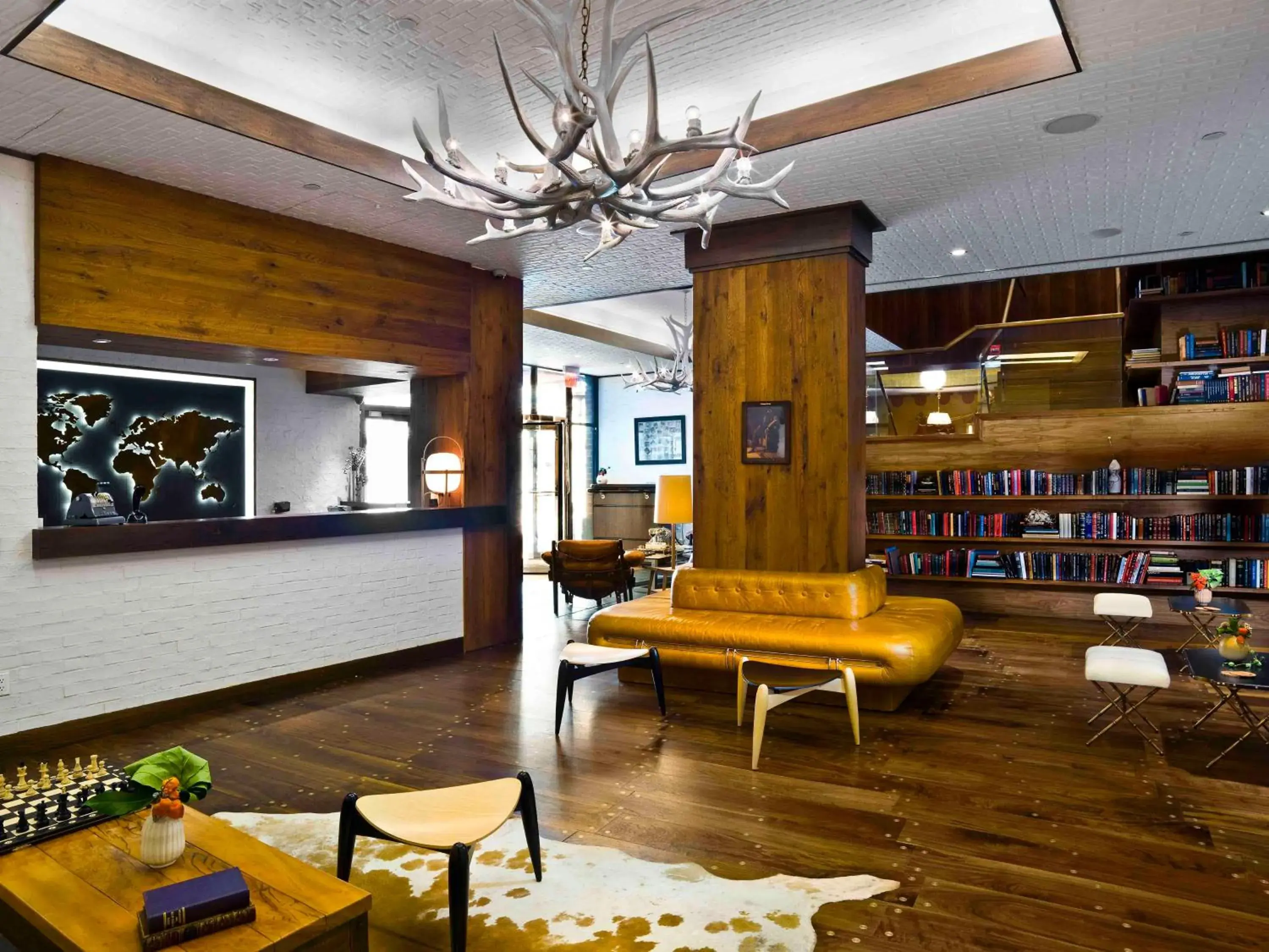 Lobby or reception in Gild Hall, A Thompson Hotel, by Hyatt Lobby or reception in Gild Hall, A Thompson Hotel, by Hyatt