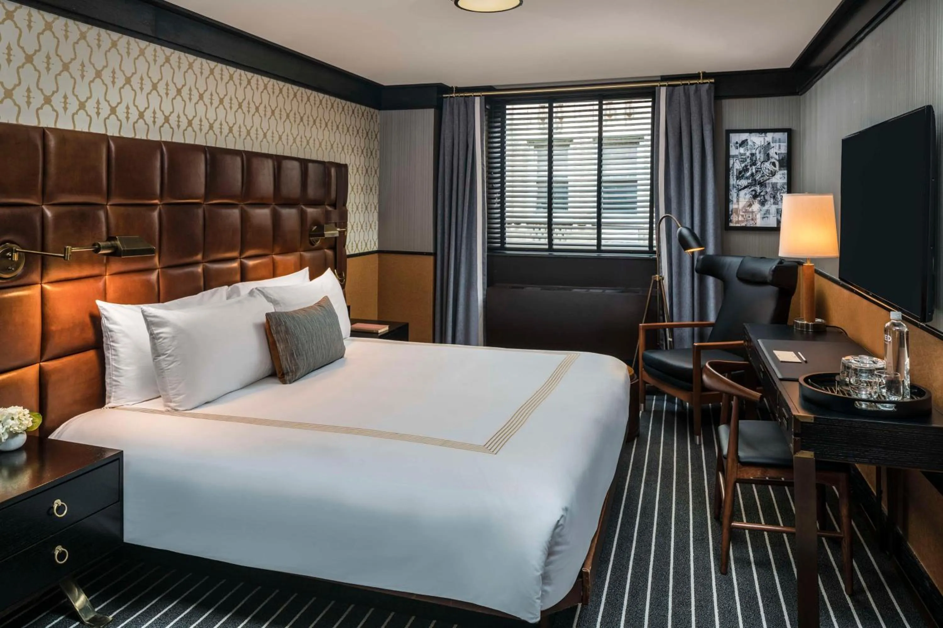 Bedroom, Bed in Gild Hall, A Thompson Hotel, by Hyatt