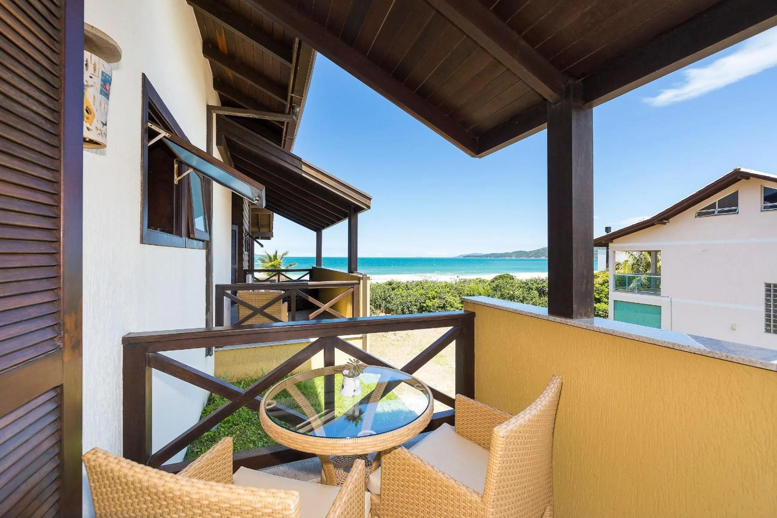 Balcony/Terrace in Hospedaria Refugio das Galés