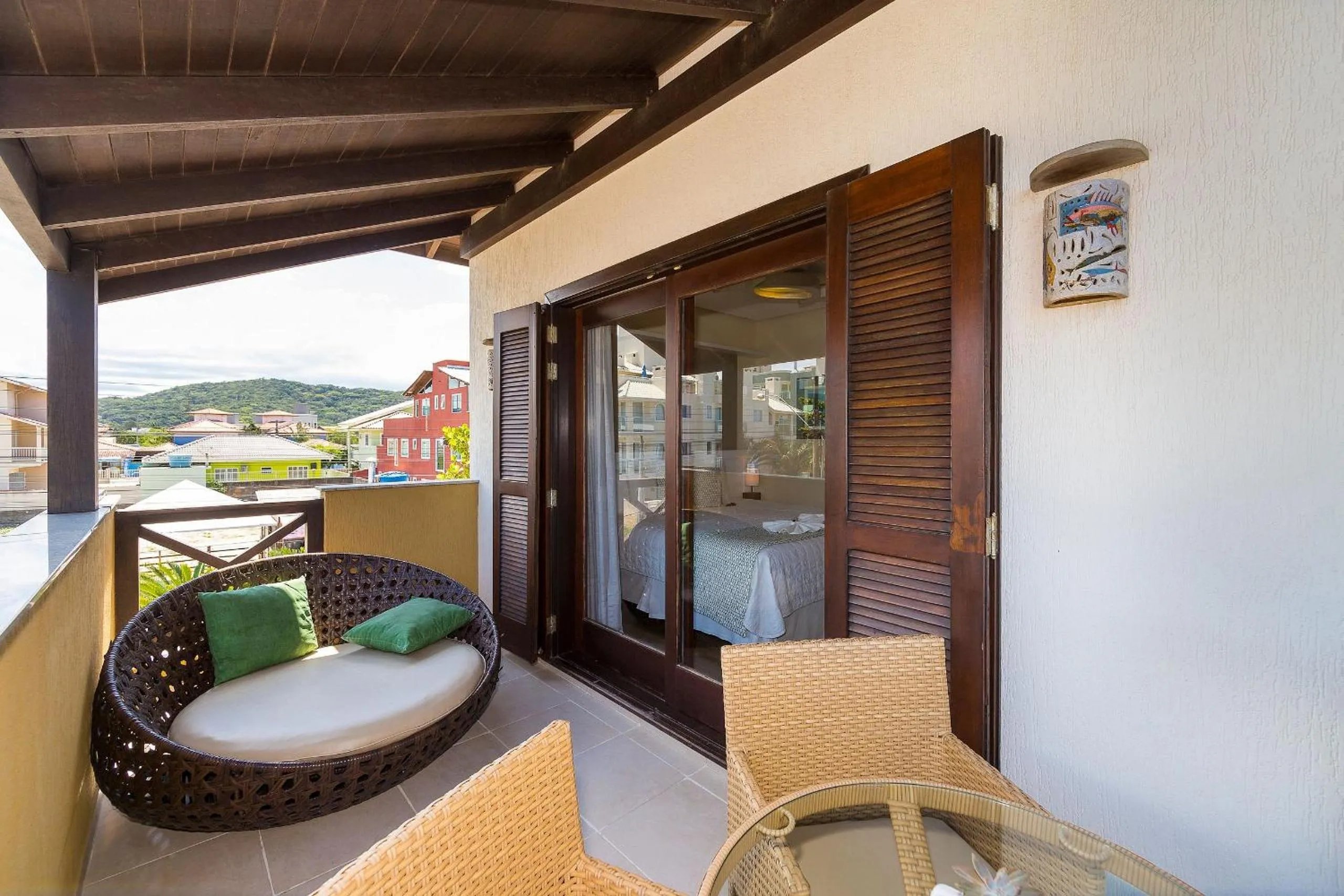 Balcony/Terrace in Hospedaria Refugio das Galés