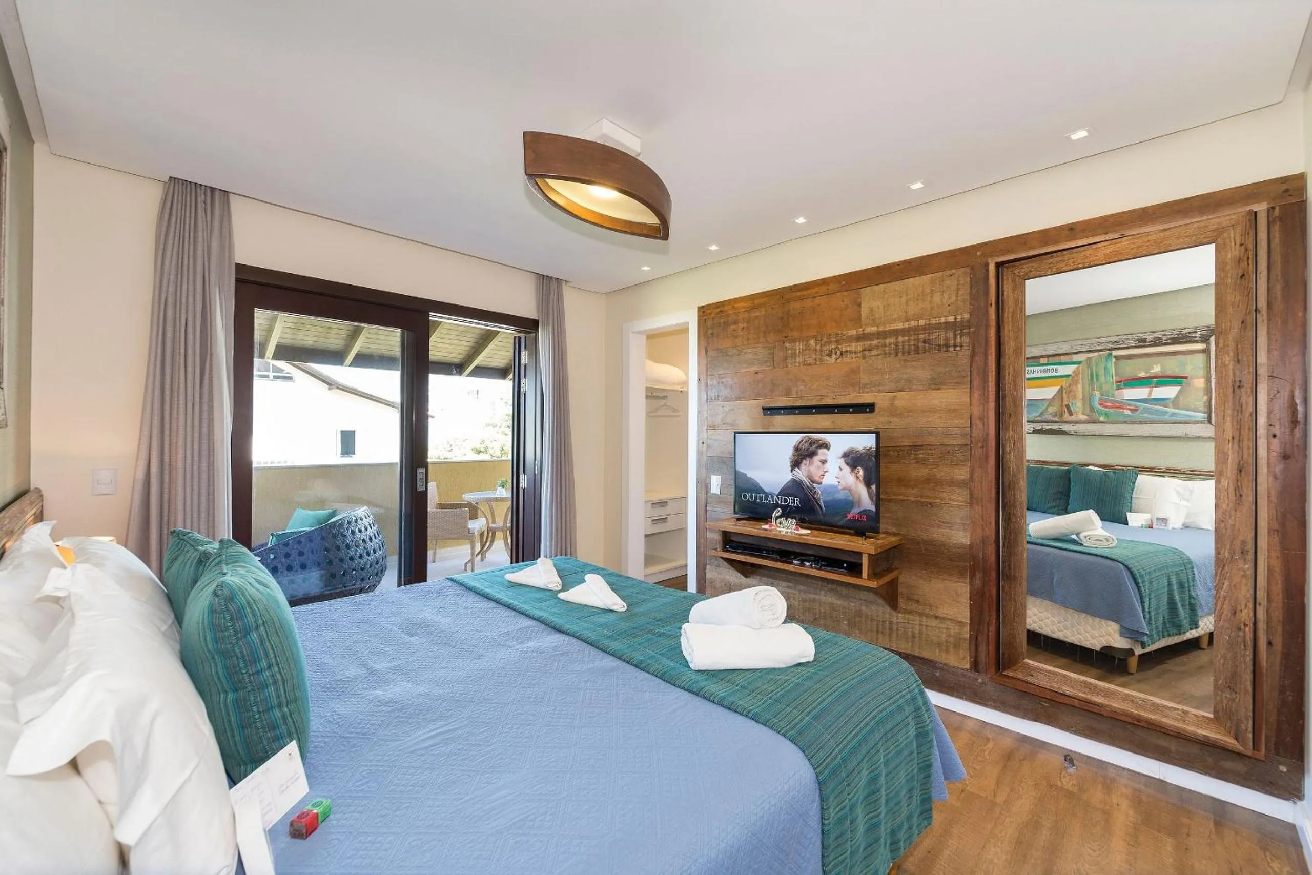 Photo of the whole room, Bed in Hospedaria Refugio das Galés