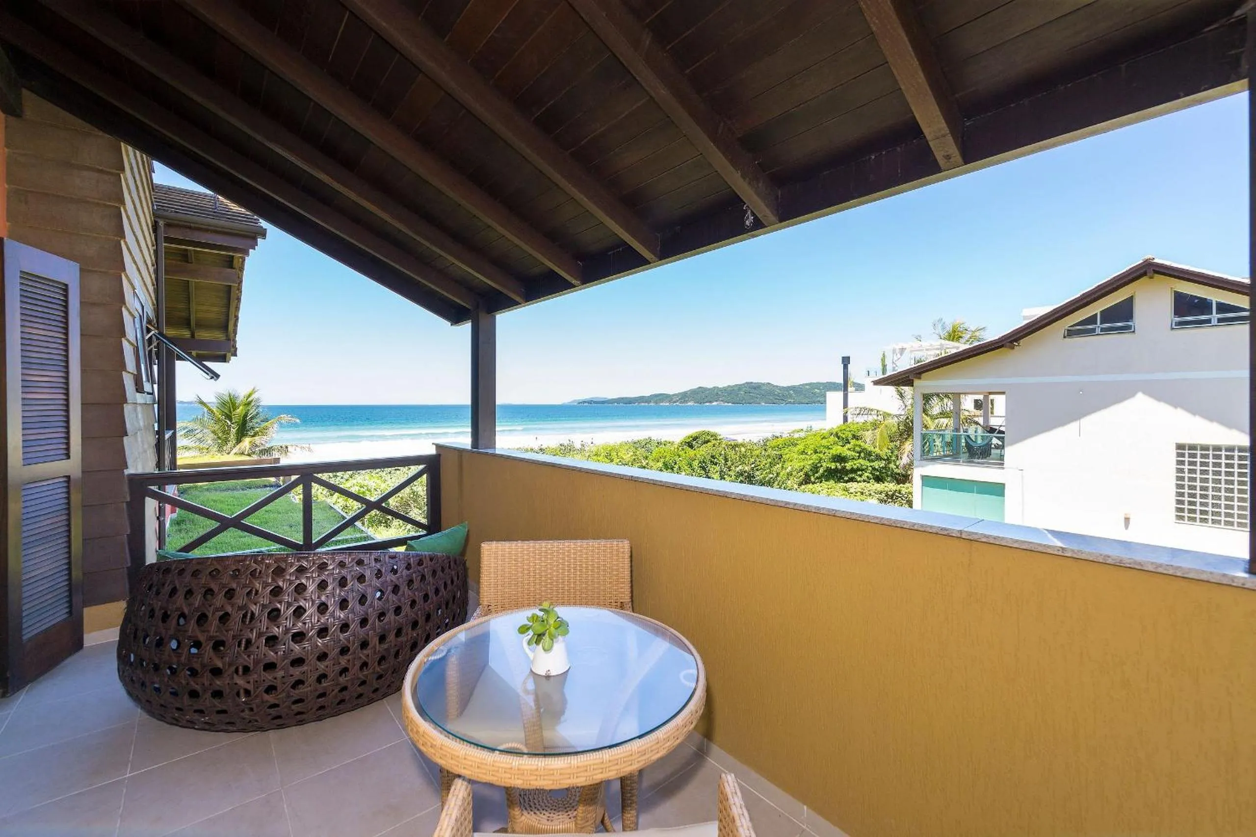 Balcony/Terrace in Hospedaria Refugio das Galés