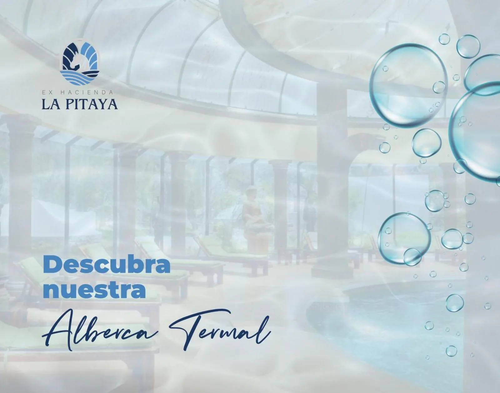 Swimming pool in Hotel Ex Hacienda La Pitaya Querétaro