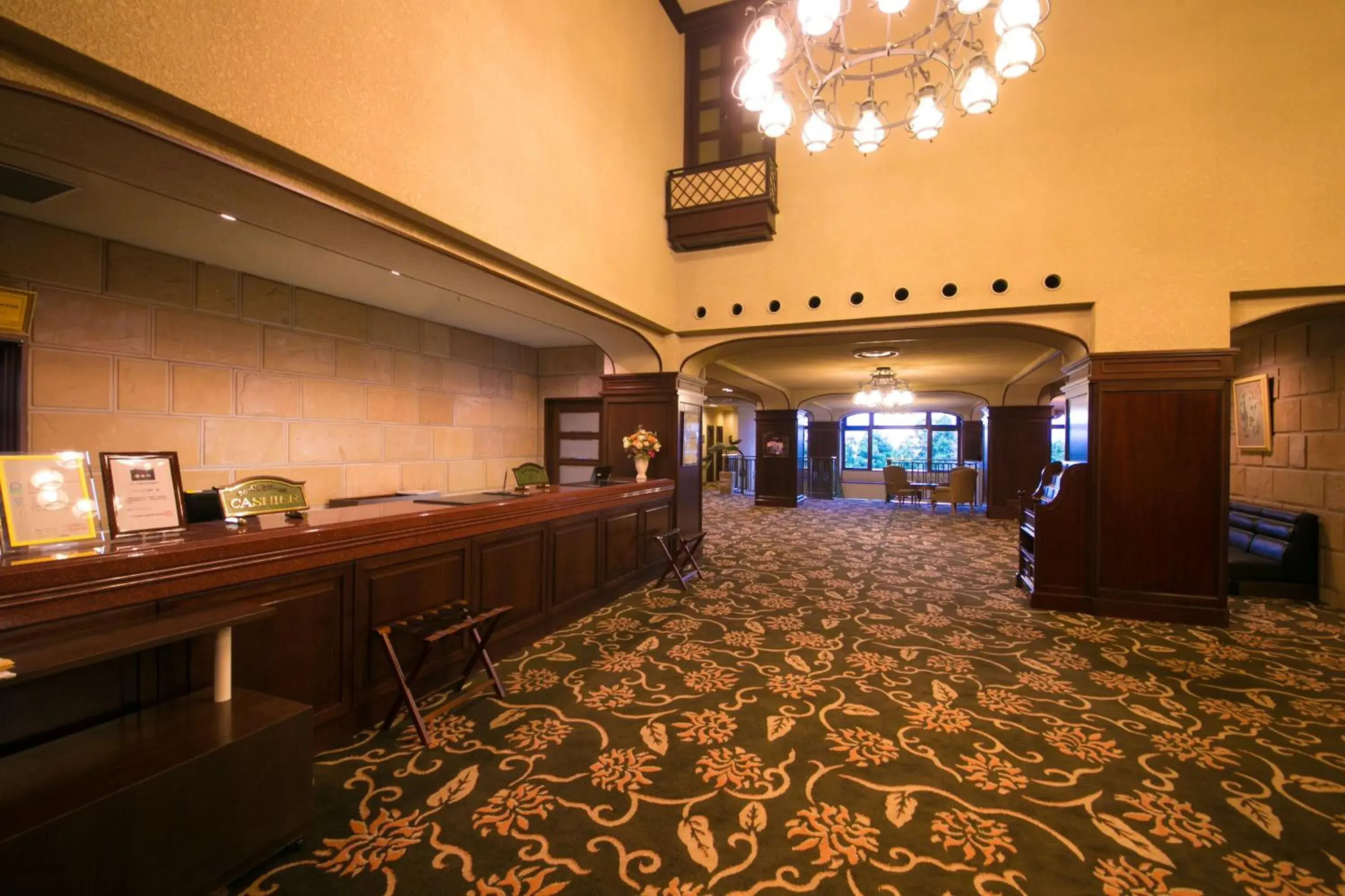 Lobby or reception in Resorpia Beppu Lobby or reception in Resorpia Beppu