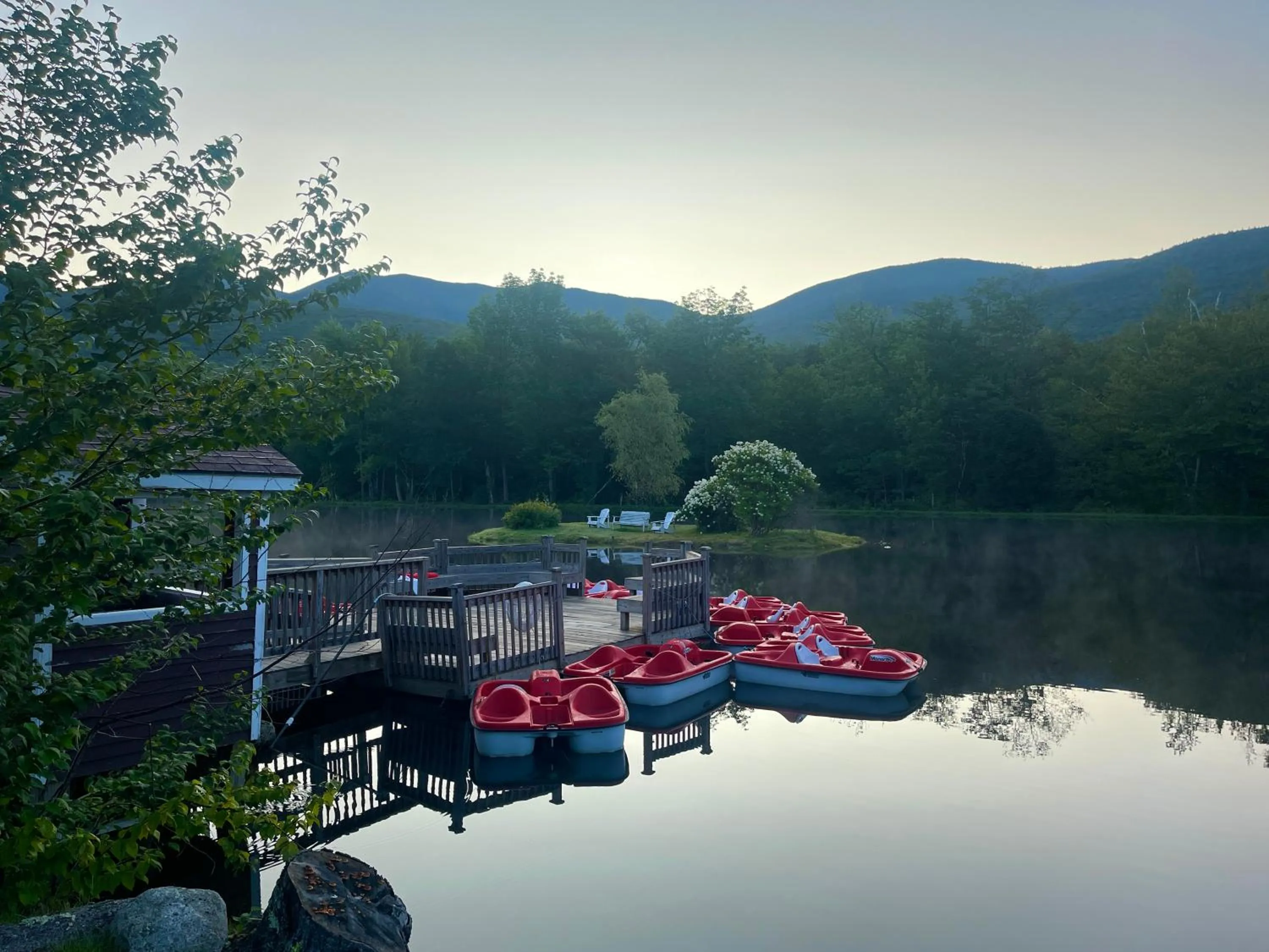 Lake view in Indian Head Resort