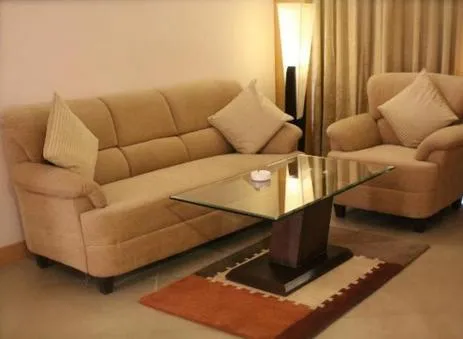 Seating area in Savoy Suites Manesar
