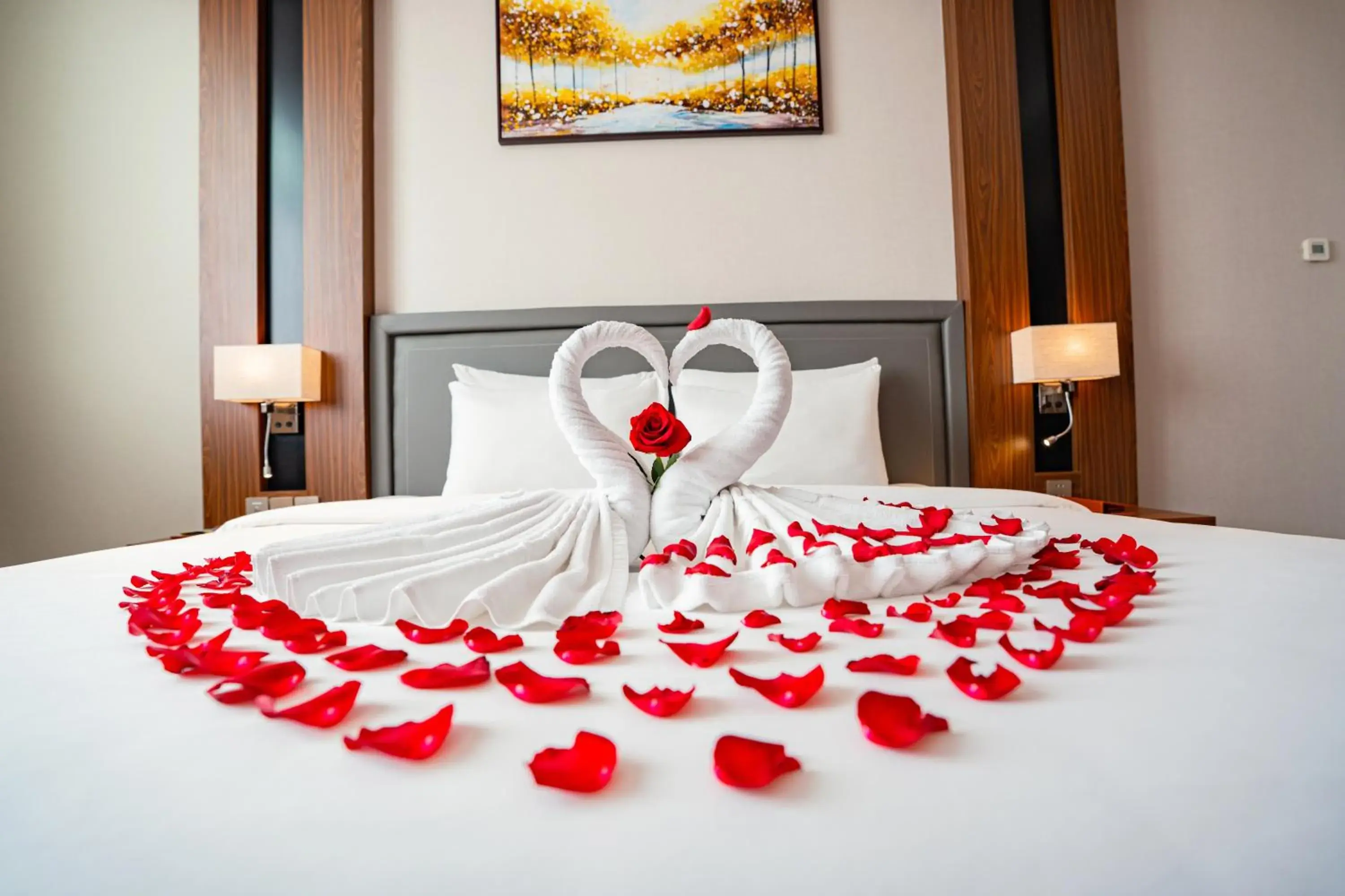 Bed in Van Phat Riverside Hotel Bed in Van Phat Riverside Hotel