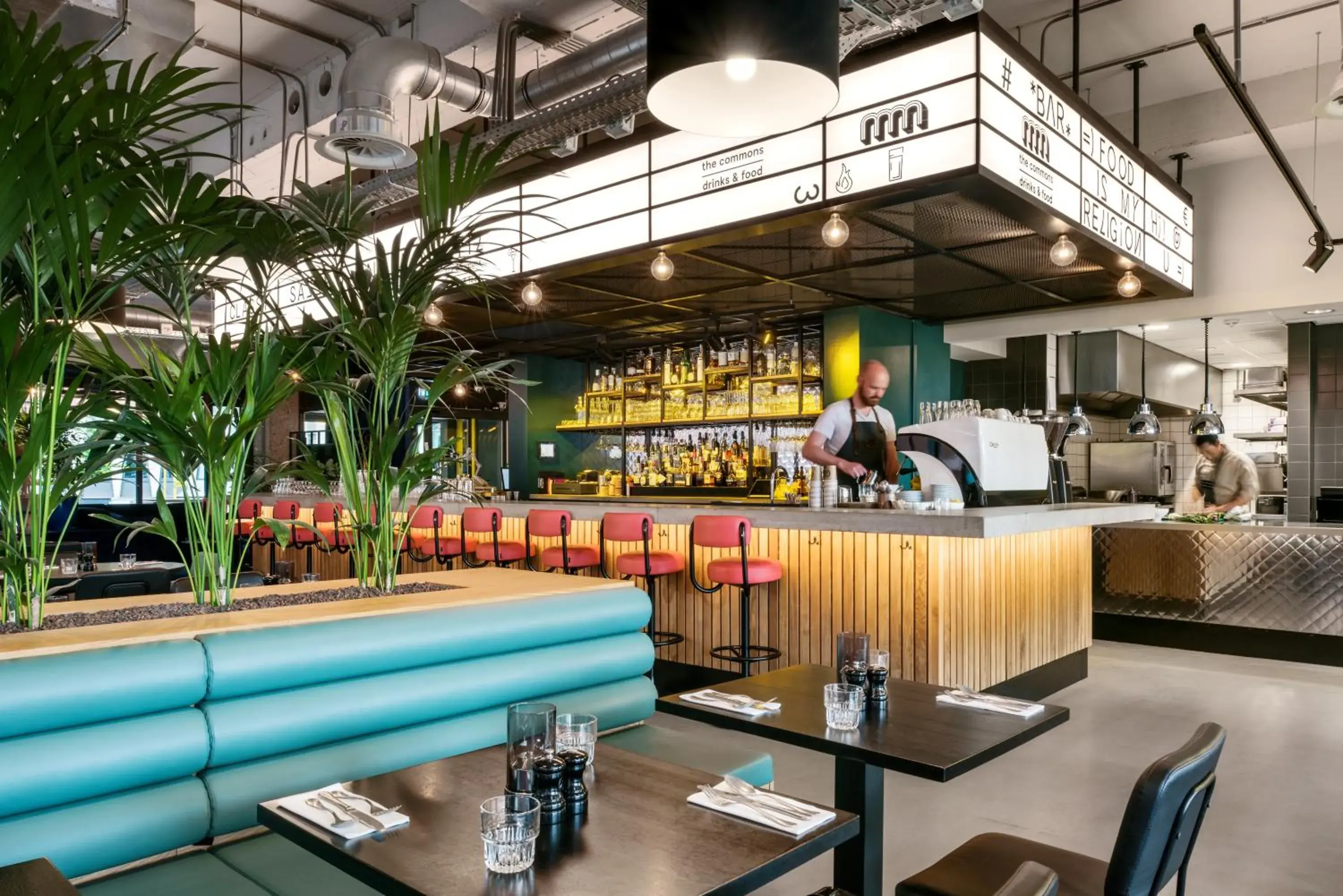 Restaurant/places to eat in The Social Hub Amsterdam West Restaurant/places to eat in The Social Hub Amsterdam West