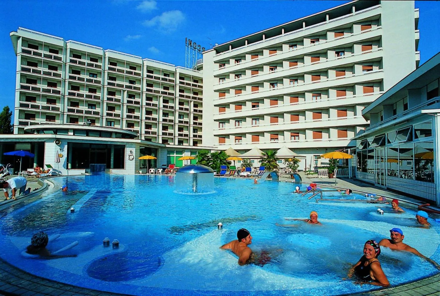 Swimming pool in Hotel Terme Marconi