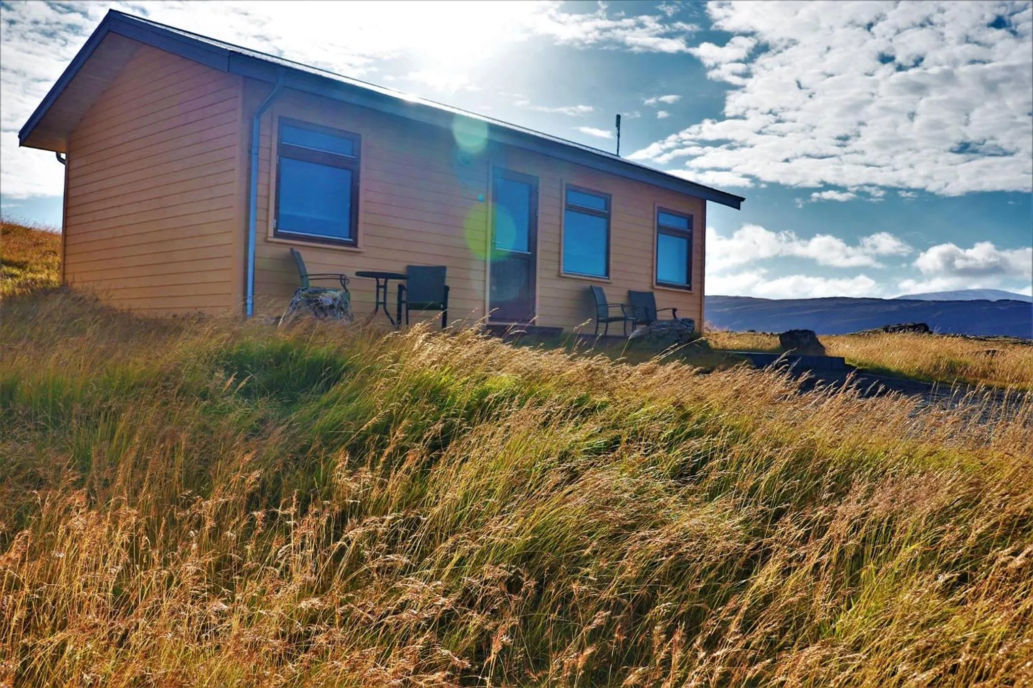 Facade/entrance in Fossatún Sunset Cottage