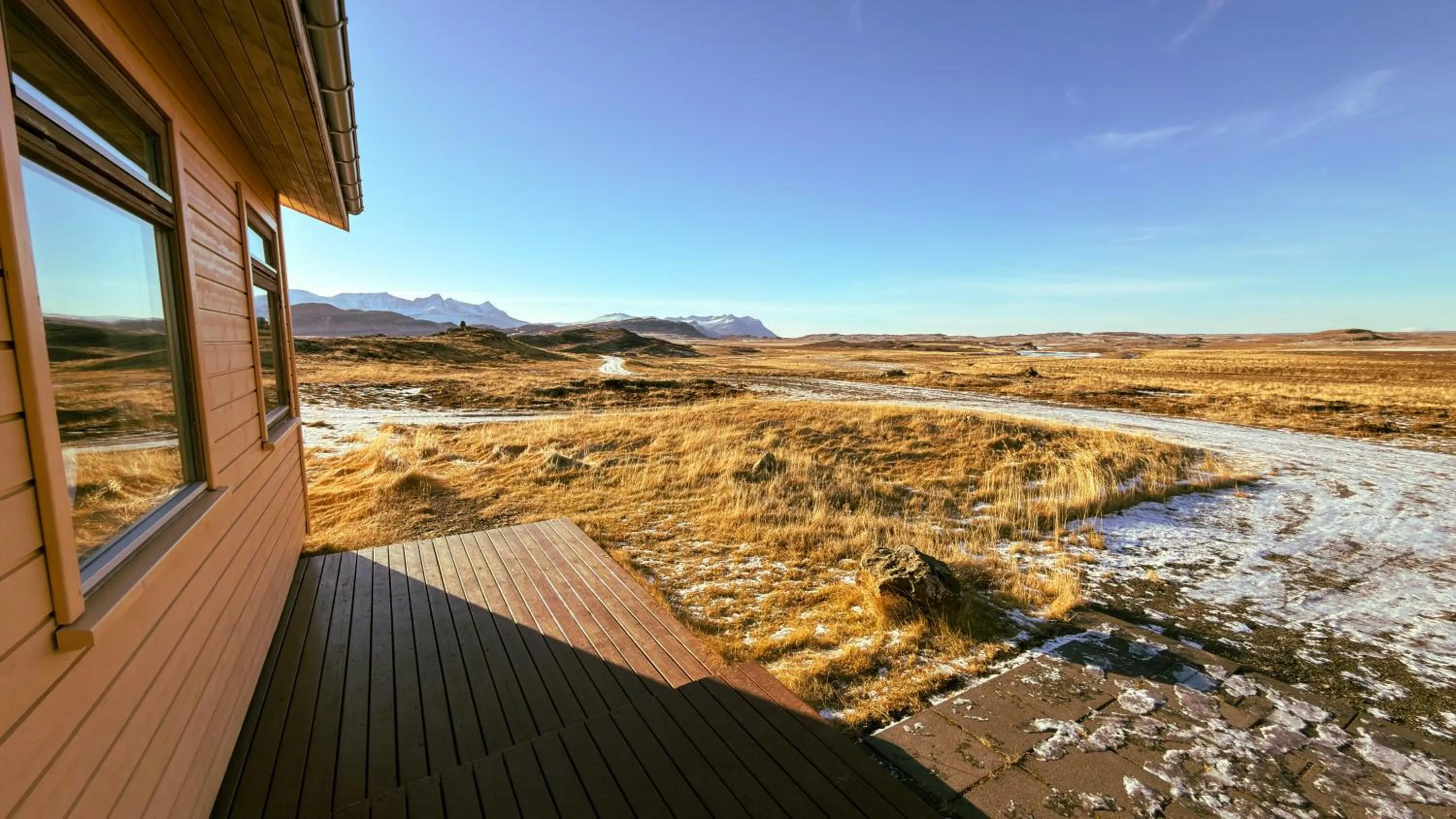 Natural landscape in Fossatún Sunset Cottage