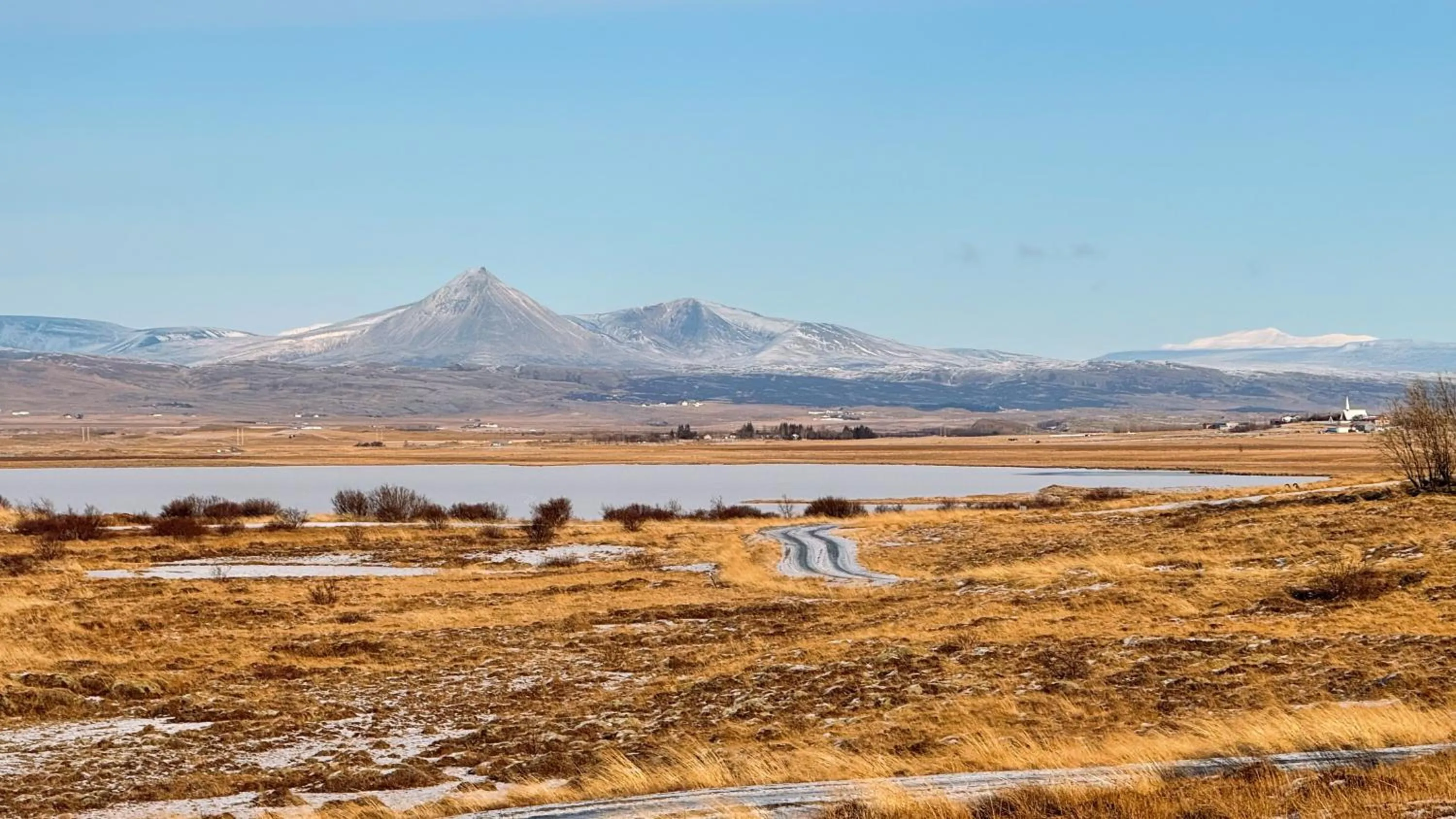 Natural landscape in Fossatún Sunset Cottage