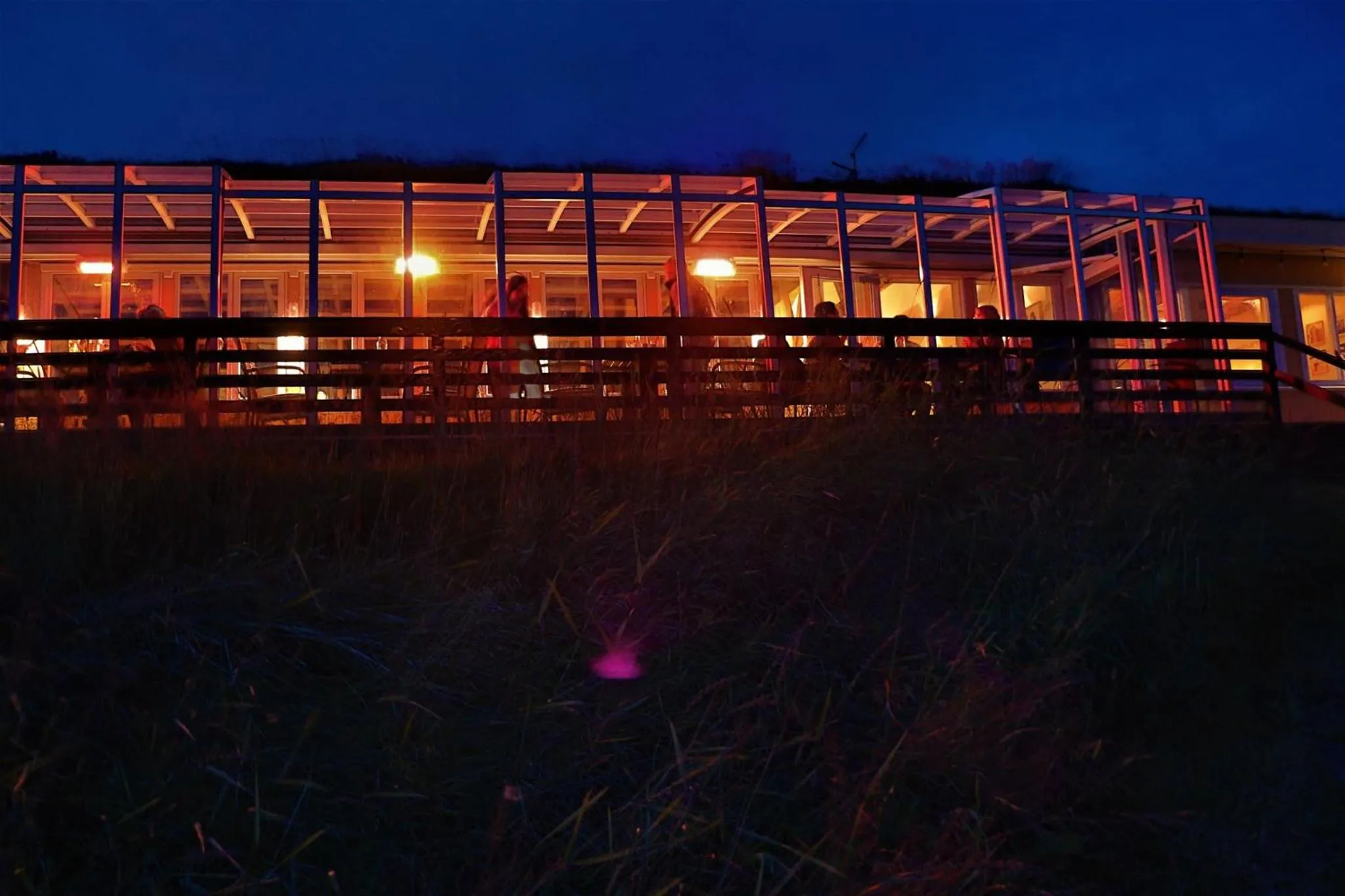 Patio in Fossatún Sunset Cottage