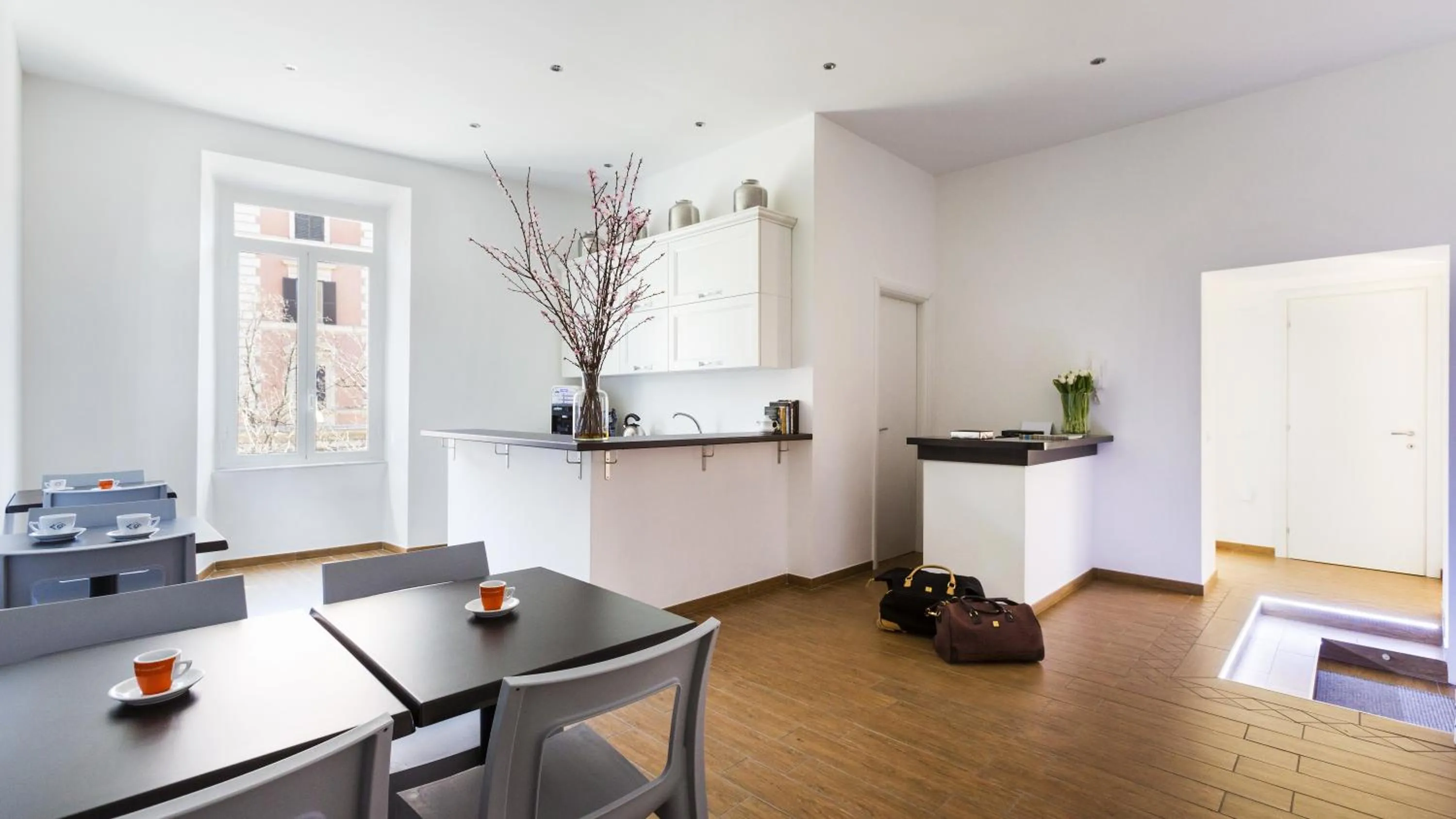 Kitchen or kitchenette in Rest Guesthouse