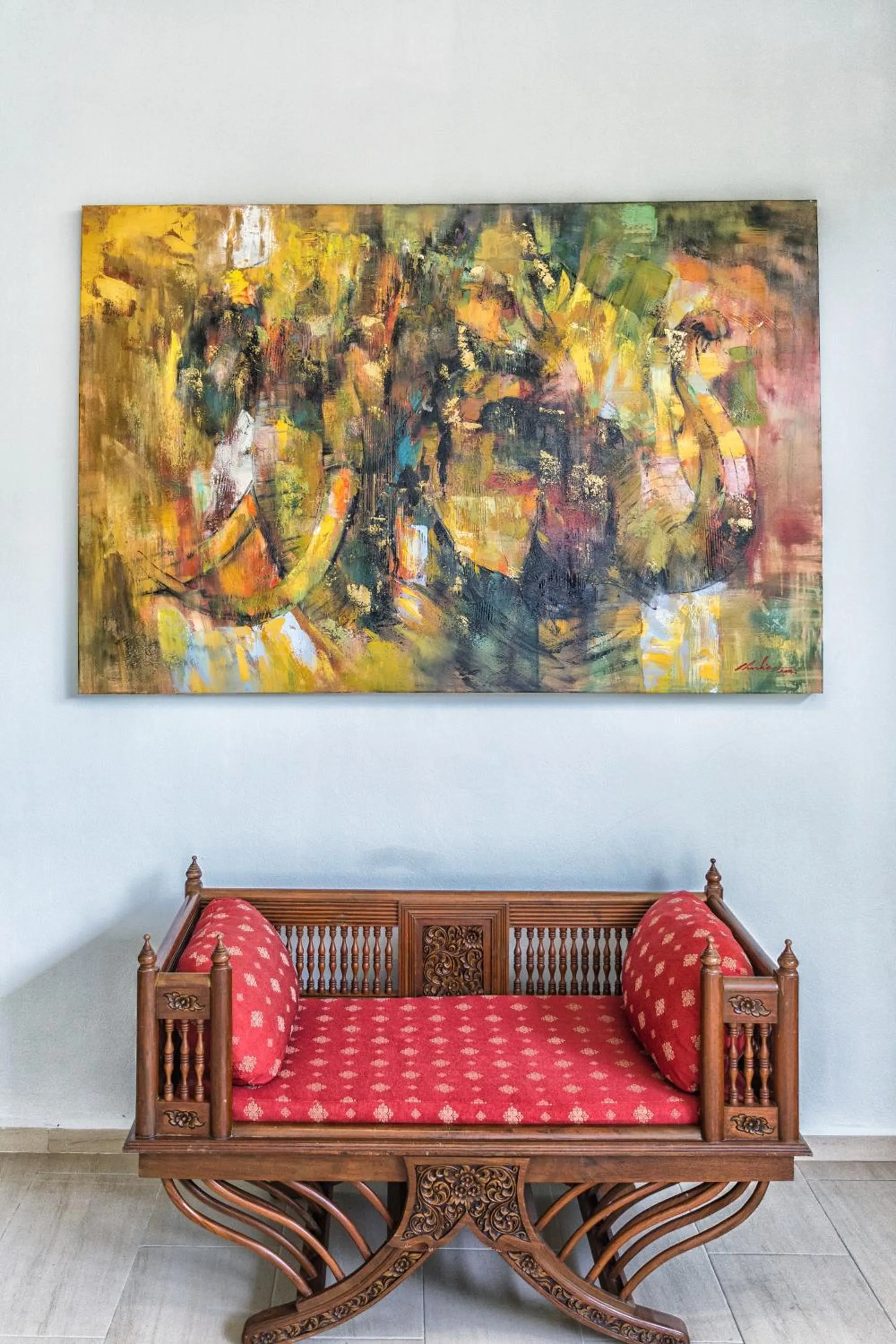 Decorative detail in Austrian Garden Hotel & Restaurant Patong