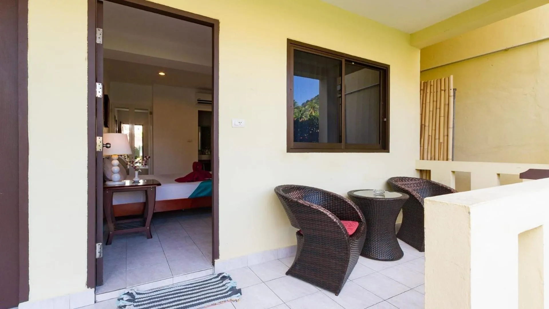 Balcony/Terrace, Bed in Austrian Garden Hotel & Restaurant Patong