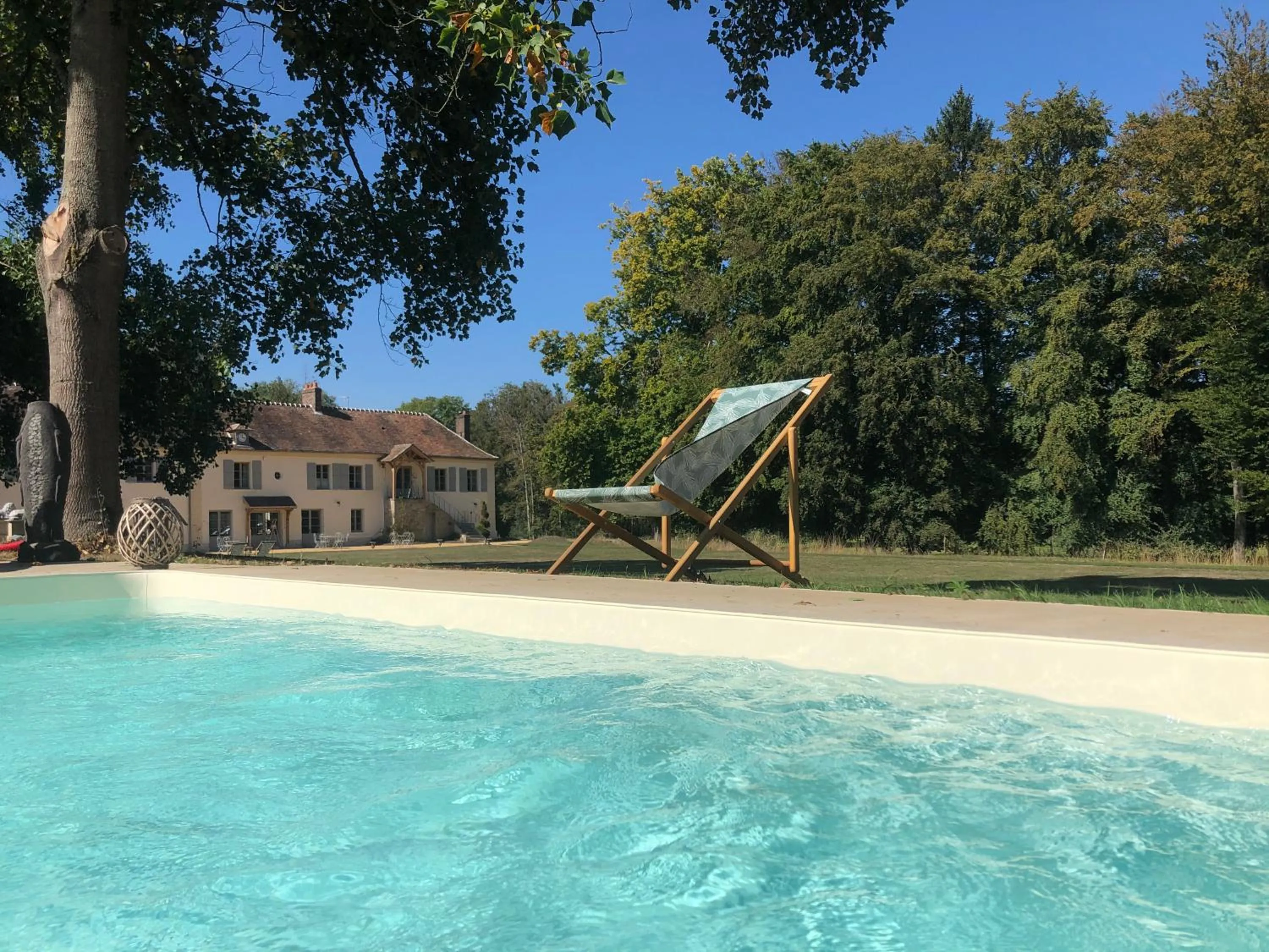 Swimming pool in Domaine du Plessis