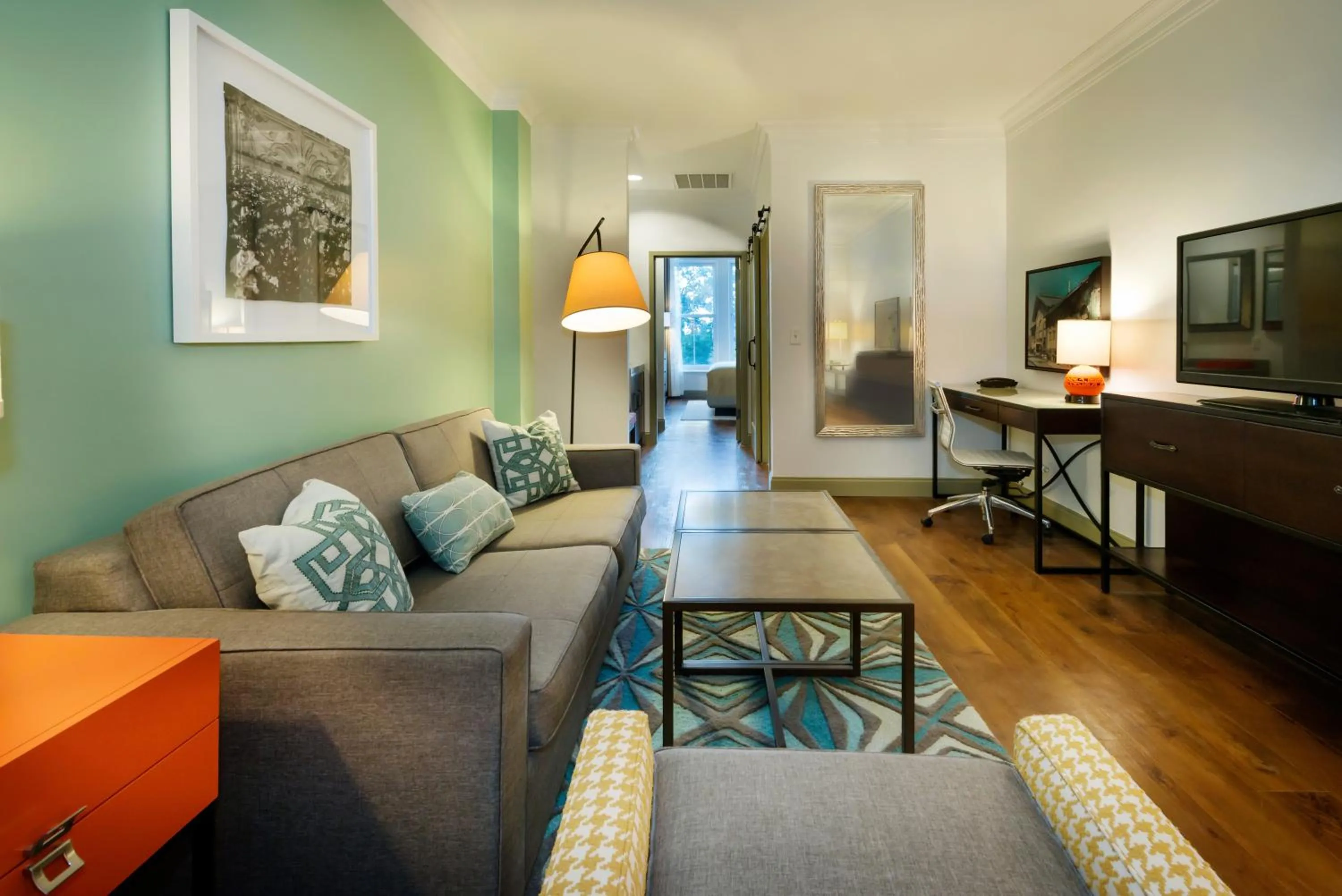 Bedroom in Hotel Indigo Savannah Historic District by IHG